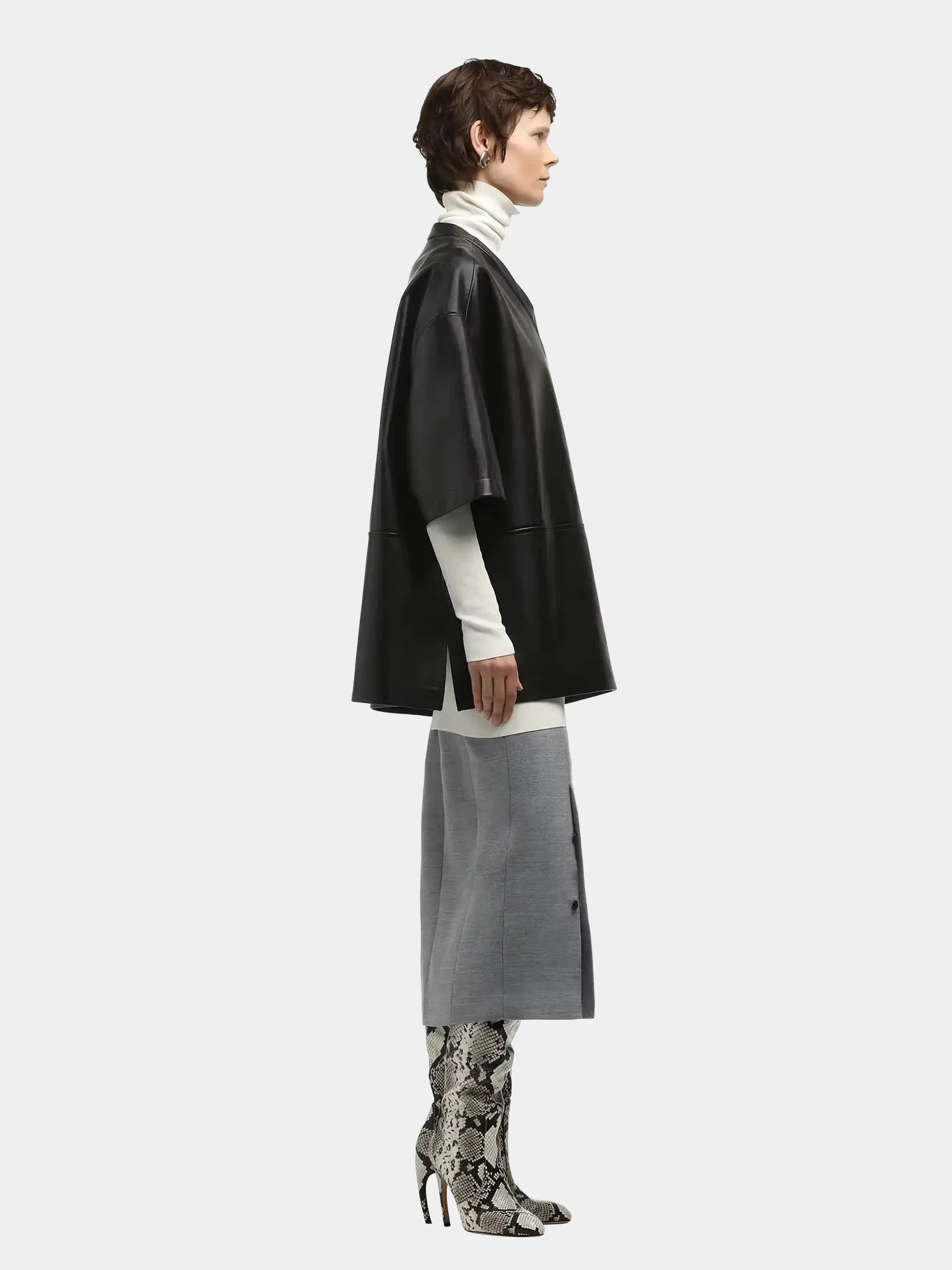 Женская юбка entire studios Tailored Midi Warm Grey
