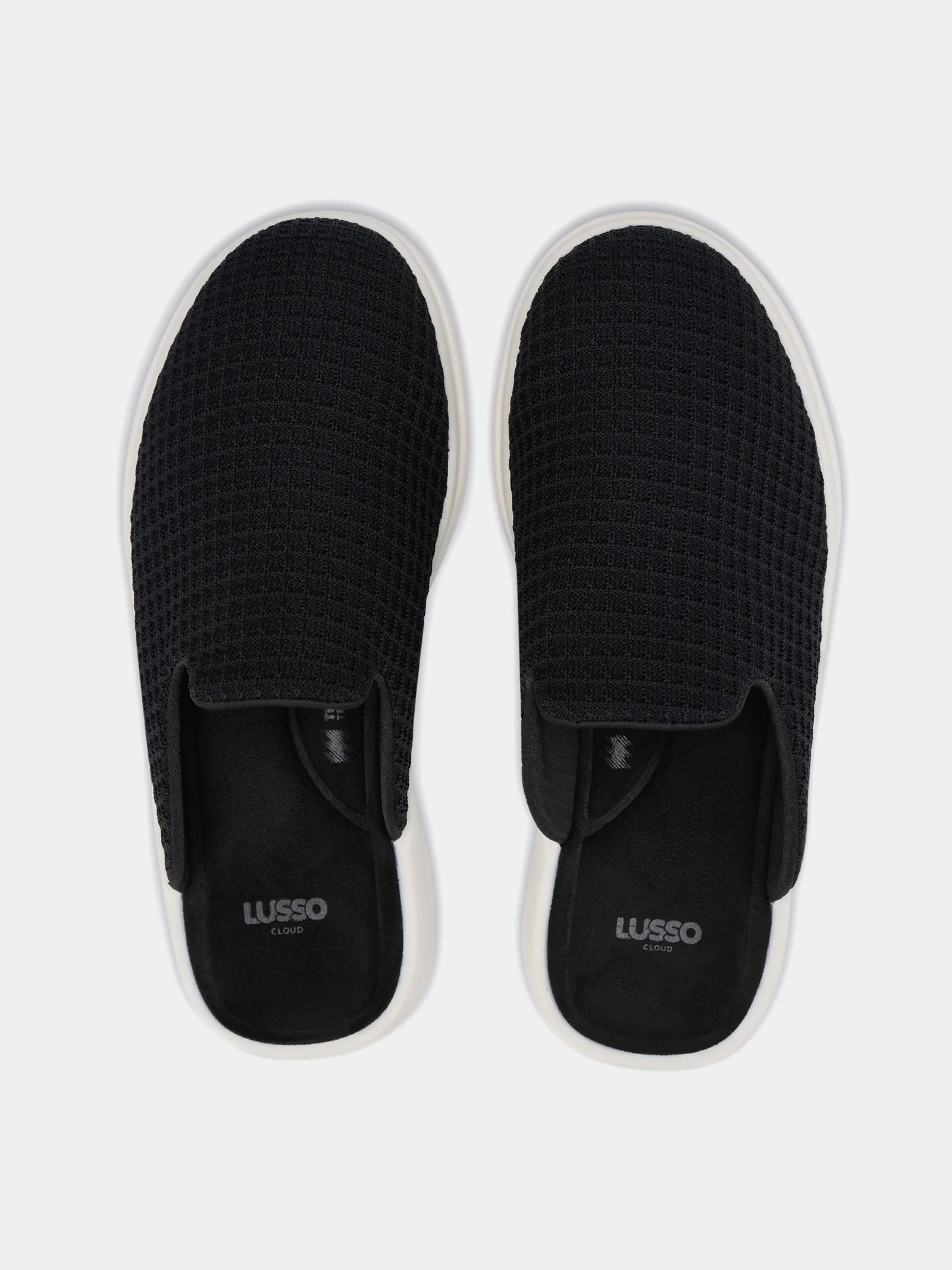 Сабо LUSSO CLOUD Pelli Waffle (Np) - Jet Black / Marshmallow