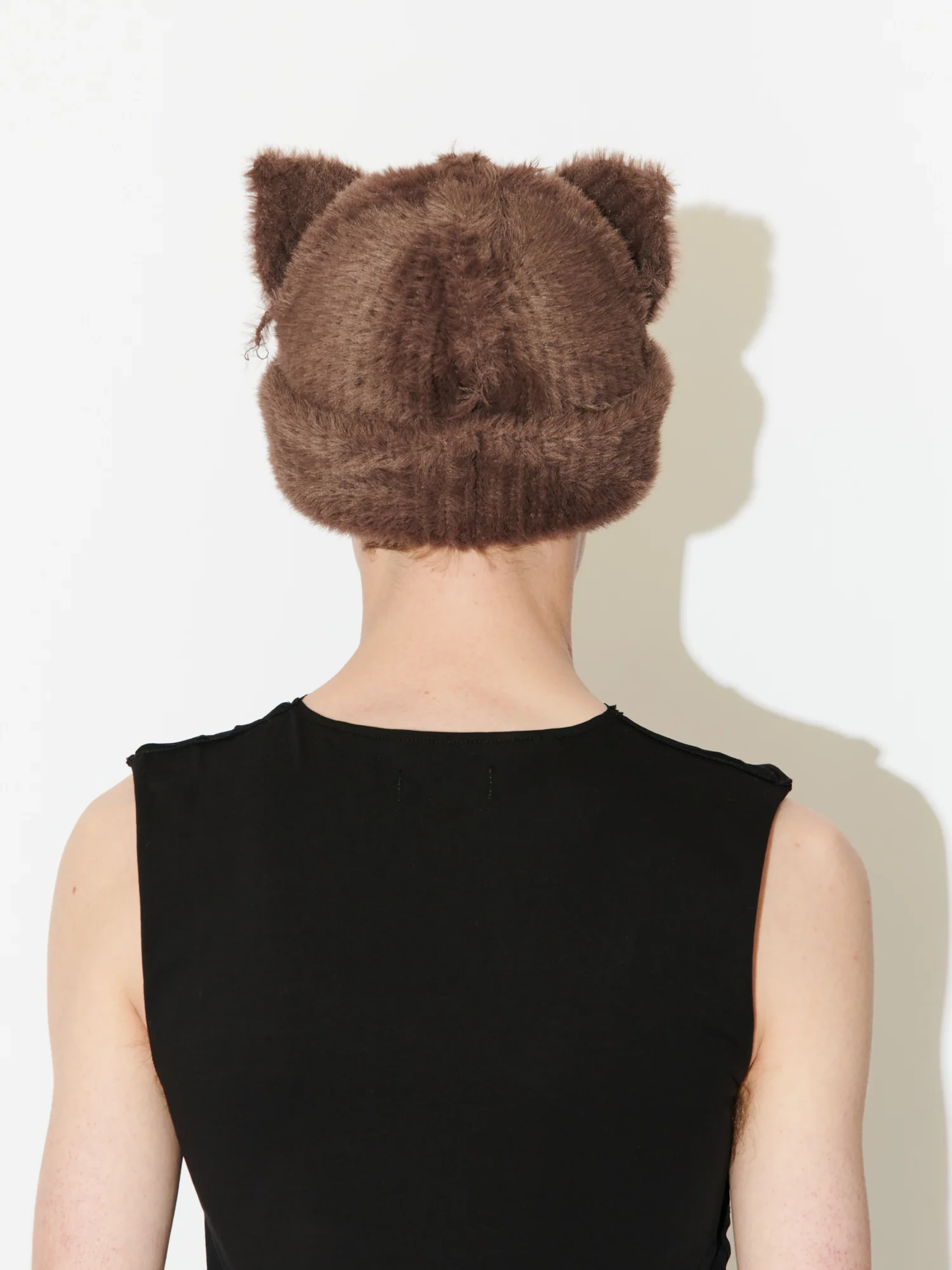 Шапка Charles Jeffrey Loverboy Fluffy Chunky Ears Brown