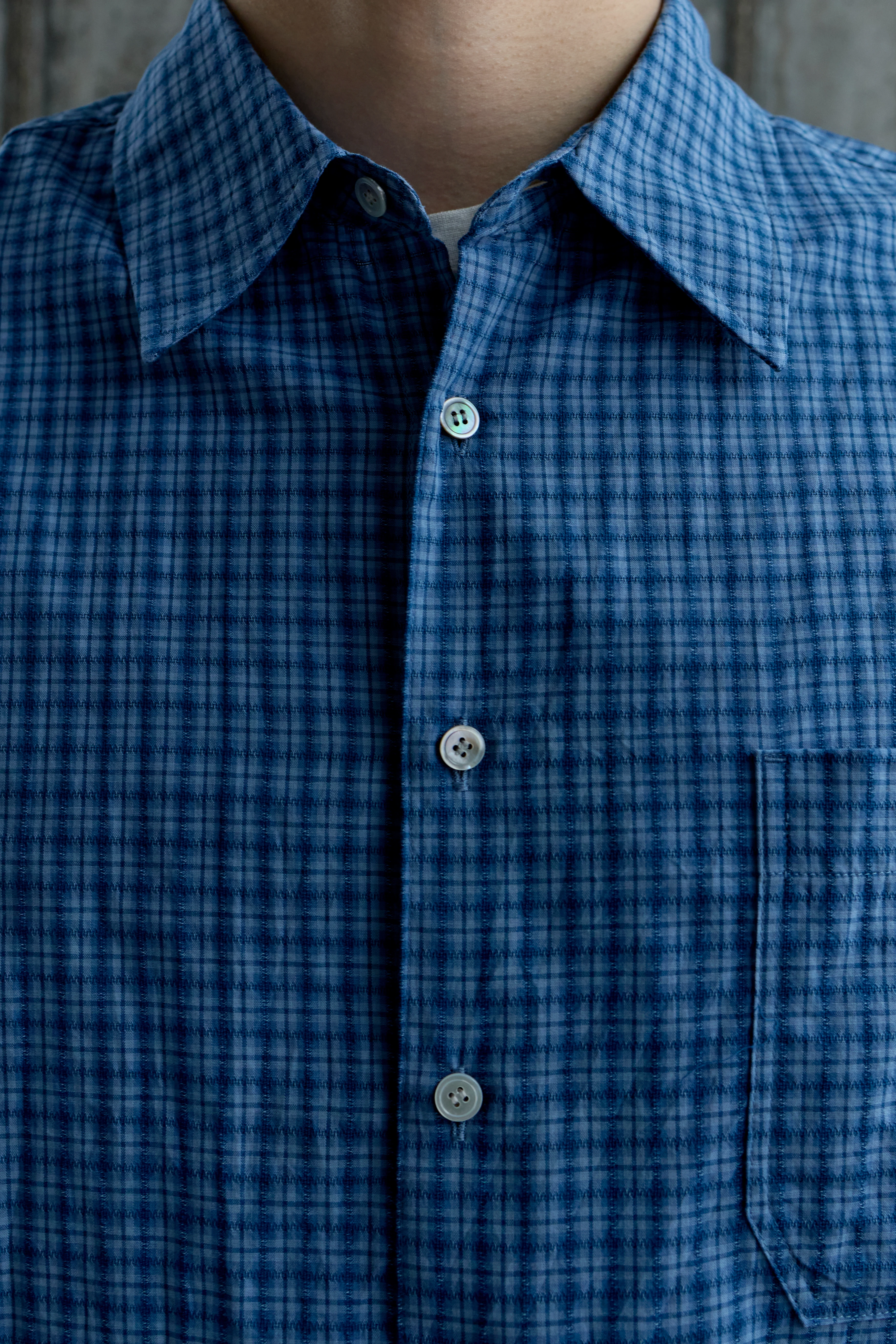 Рубашка COOR Alternate Check Oversized Blue Check