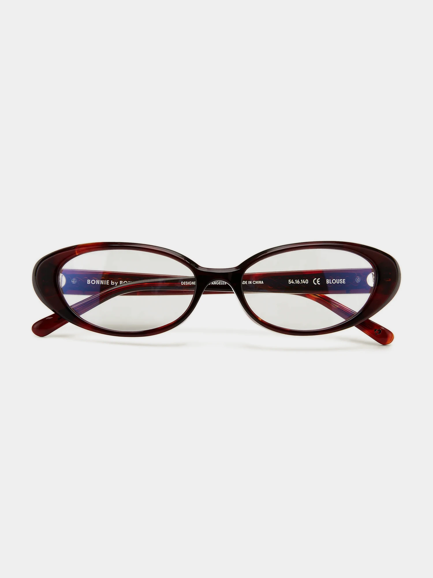 Очки Bonnie Clyde Blouse Red Tortoise & Clear Lens