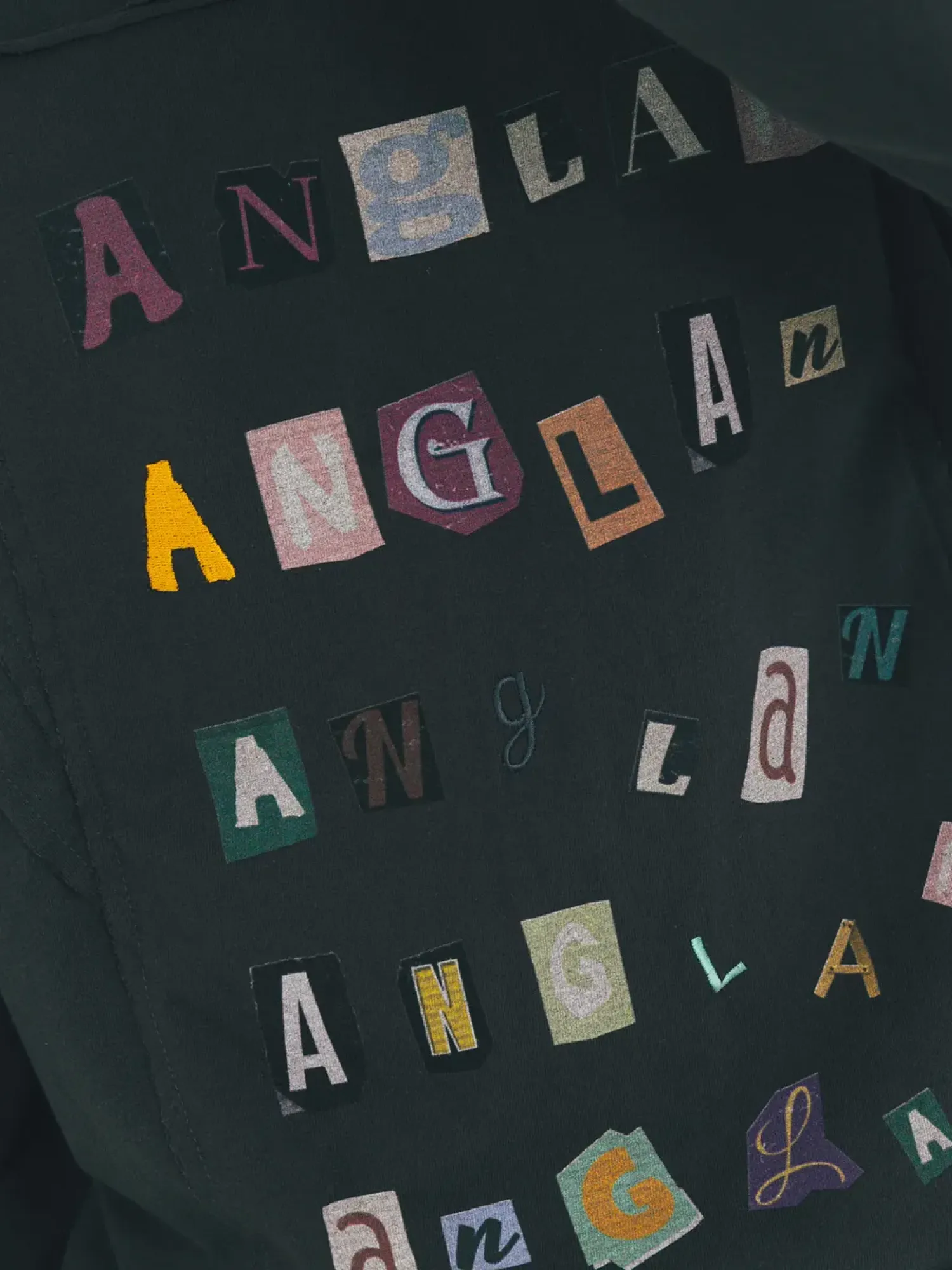 Лонгслив ANGLAN Library Collage Long Sleeve Charcoal