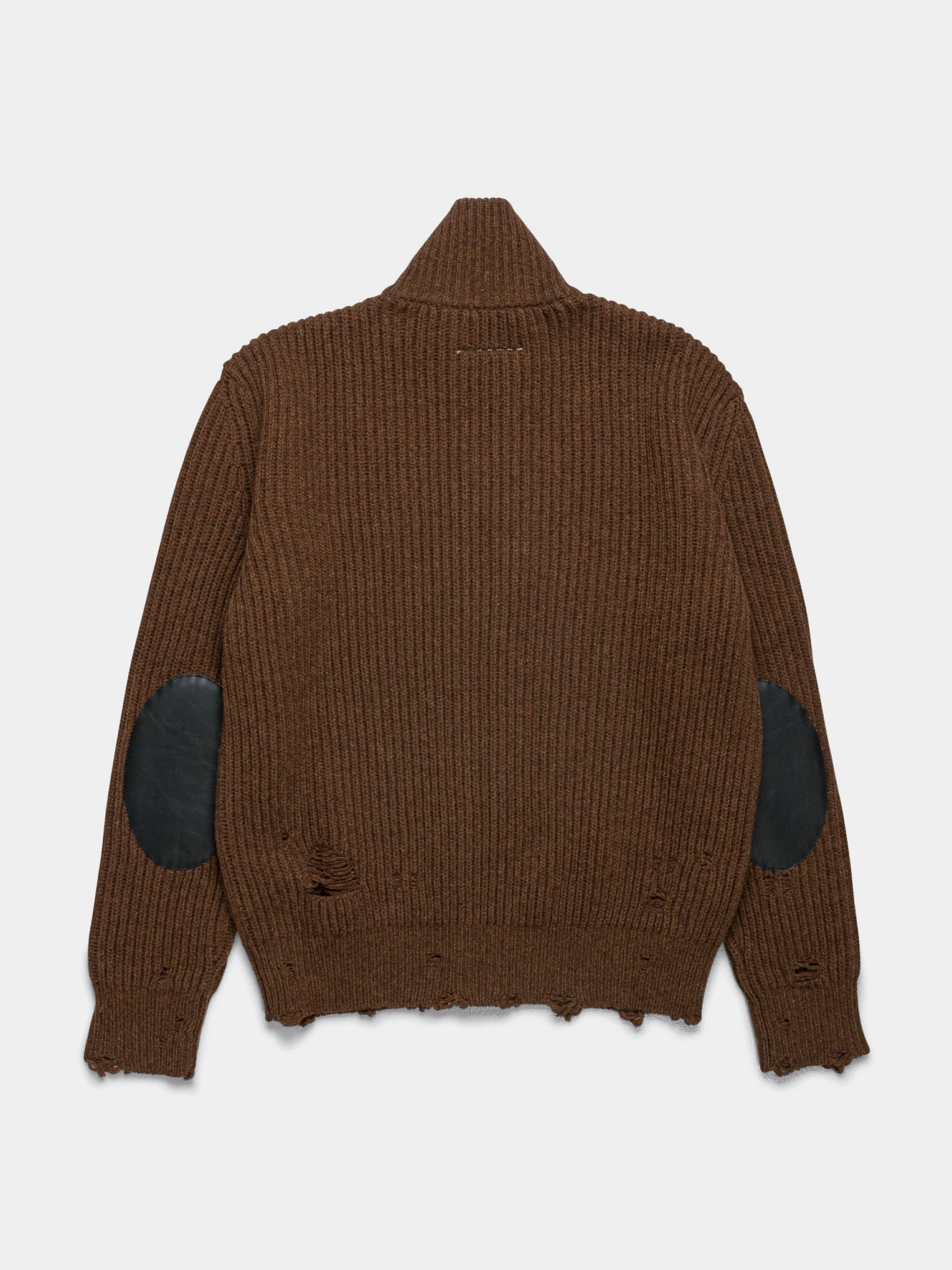 Кардиган MM6 Maison Margiela Distressed Brown