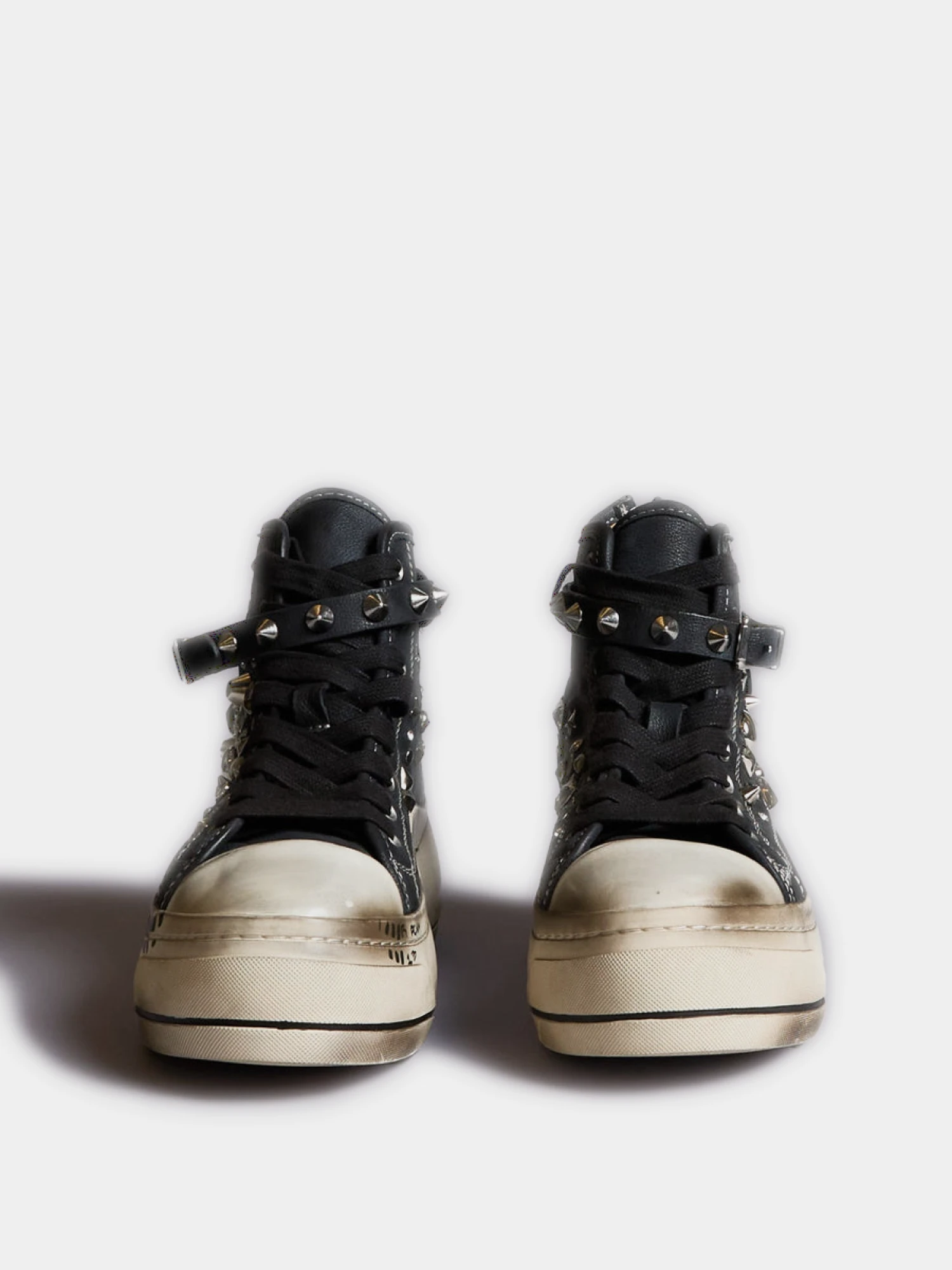 Женские кеды R13 Kurt High Top Studs Black