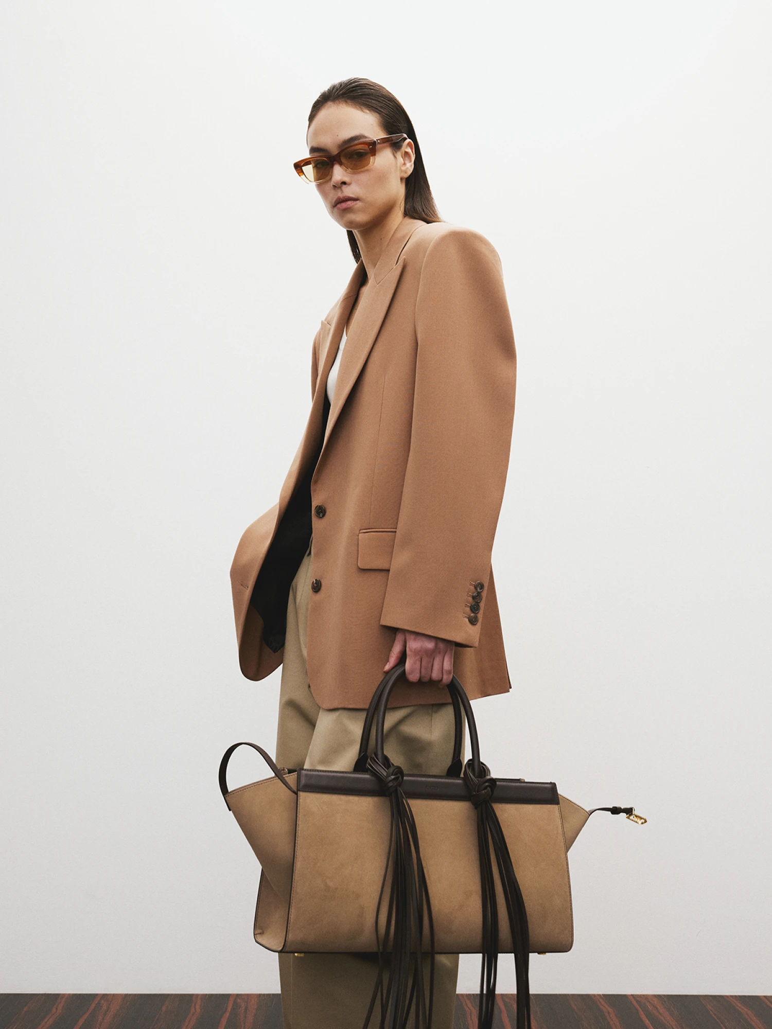 Женский пиджак Recto Structure Wool Tailored Rose Beige