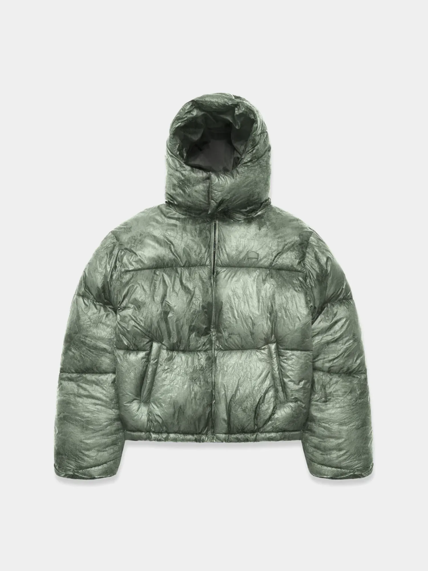 Пуховик RETERNITY Wrinkled Puffer Jacket Déliria Green
