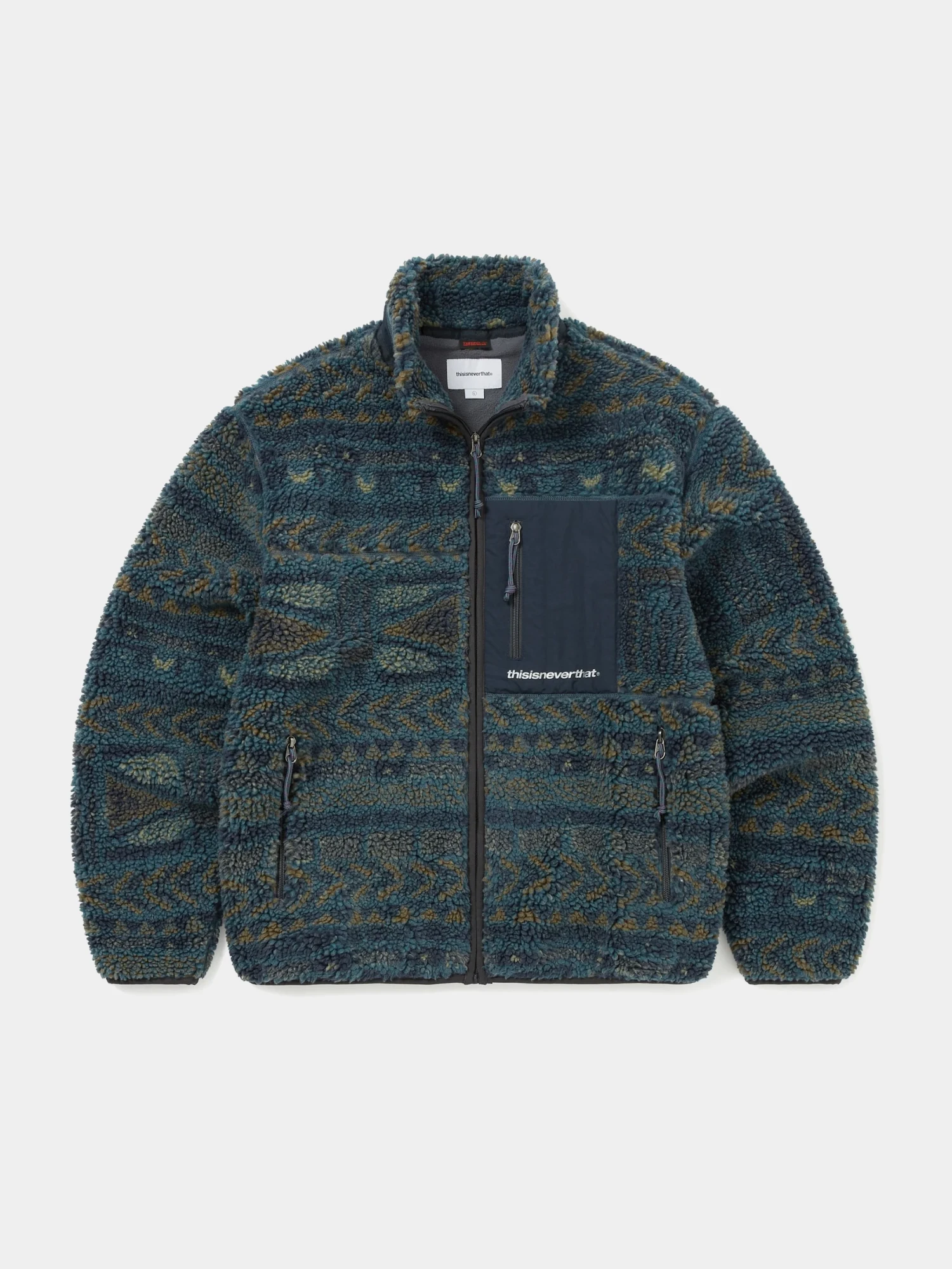 Флисовая куртка thisisneverthat SP Sherpa Fleece Navy