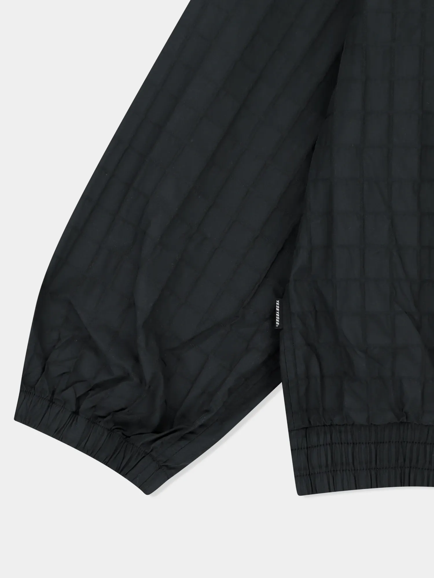Ветровка YESEYESEE Windowpane Zip Blouson Black