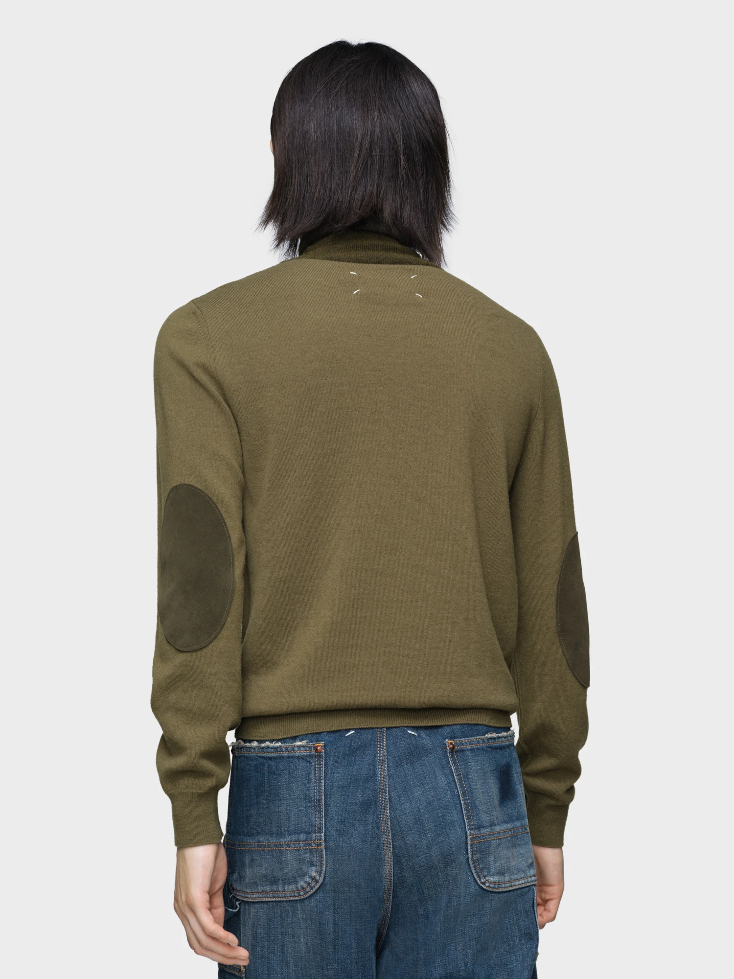Свитер Maison Margiela Two-Tone Wool Green