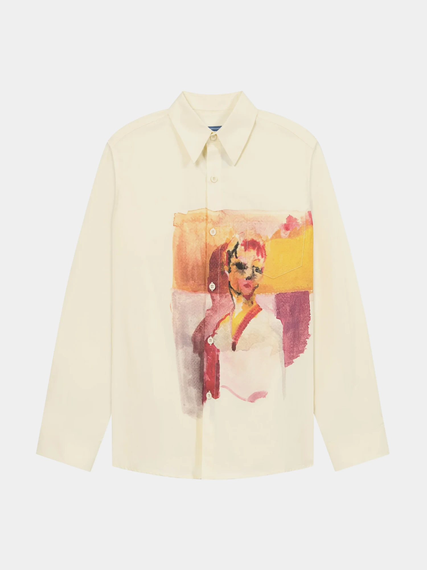 Рубашка KidSuper Girl Painting Button Up White
