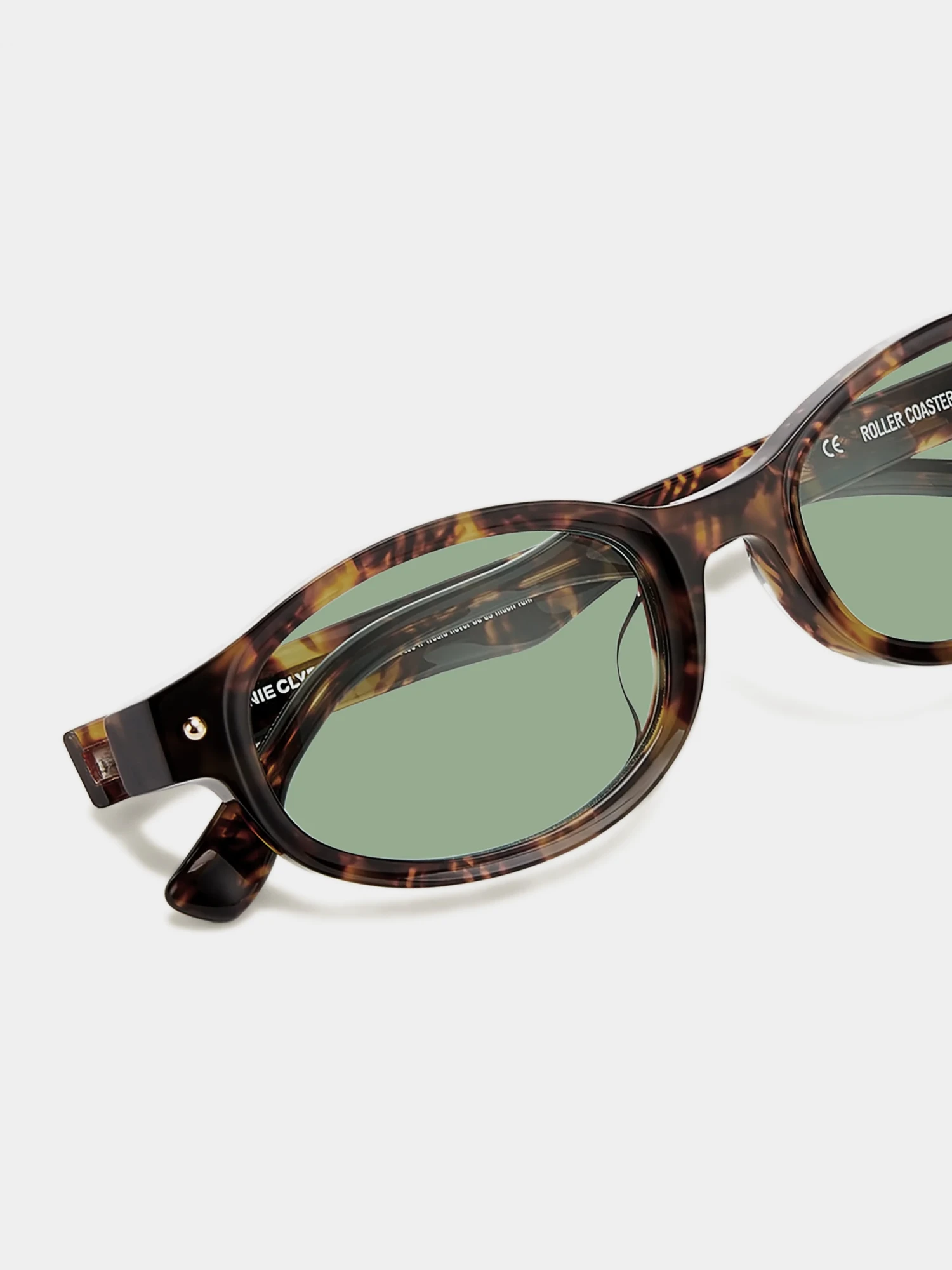 Очки Bonnie Clyde Roller Coaster Tortoise & Green Tint