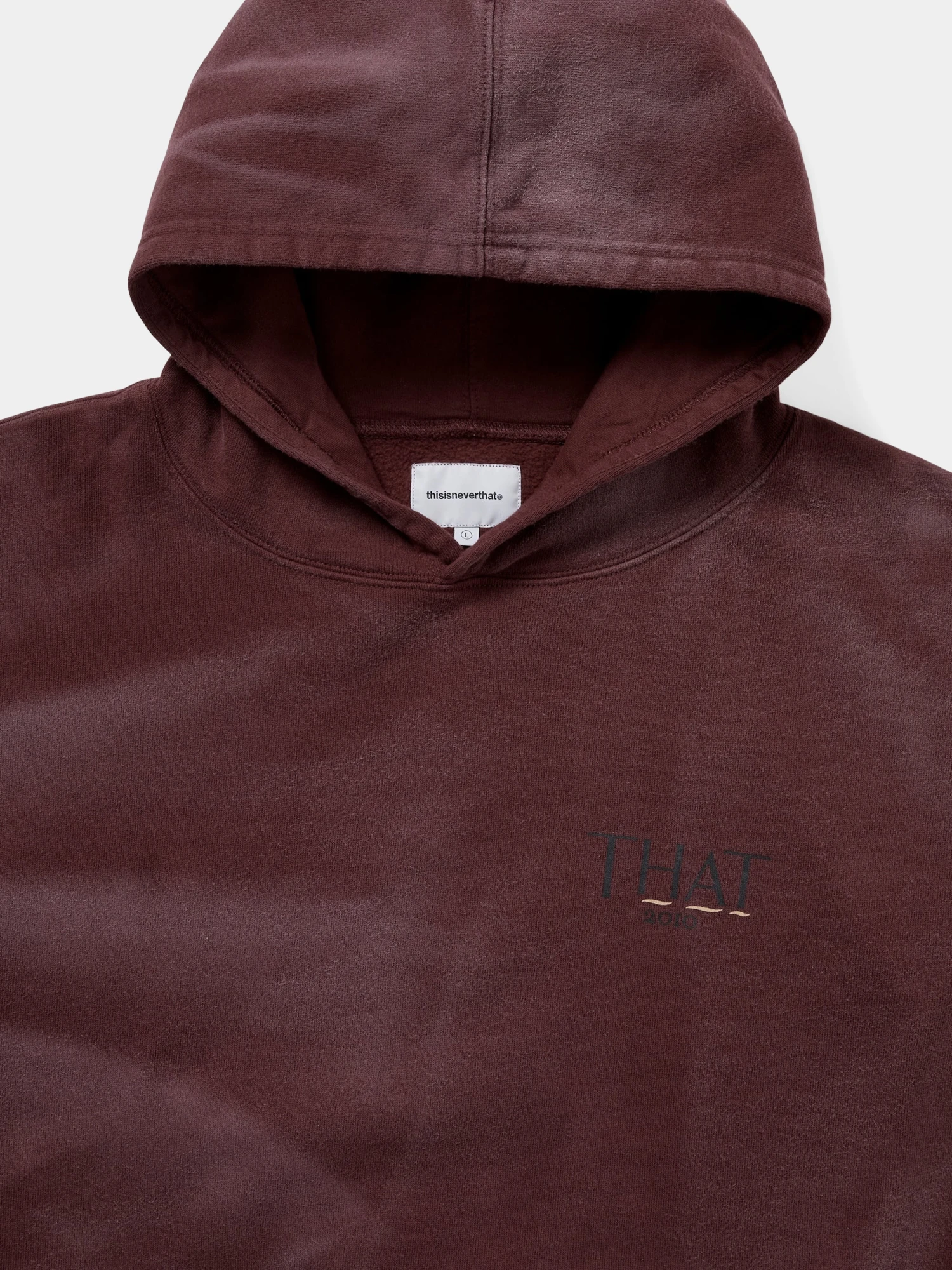 Худи thisisneverthat Faded That 2010 Burgundy