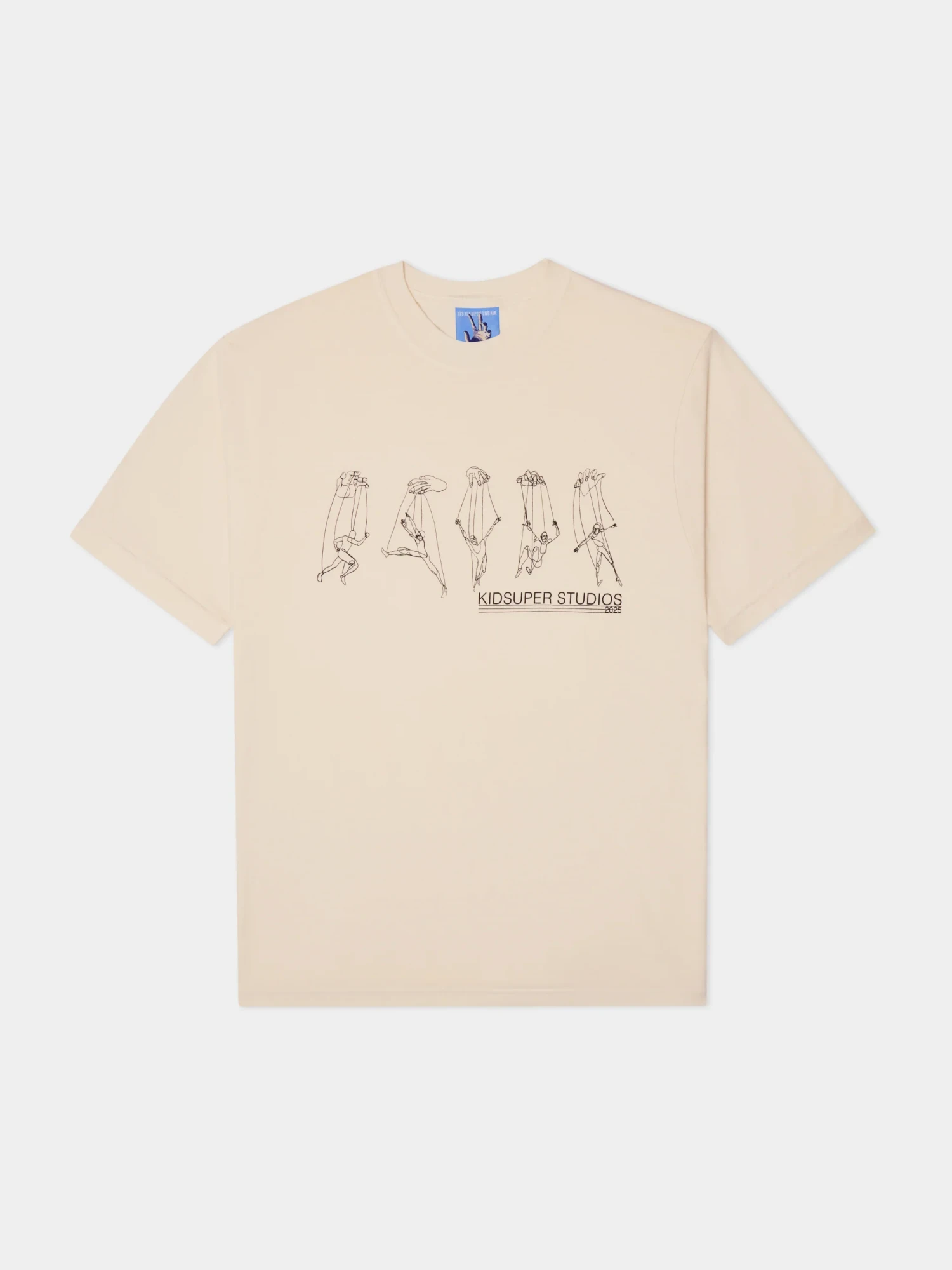 Футболка KidSuper String Puppet Tee Cream