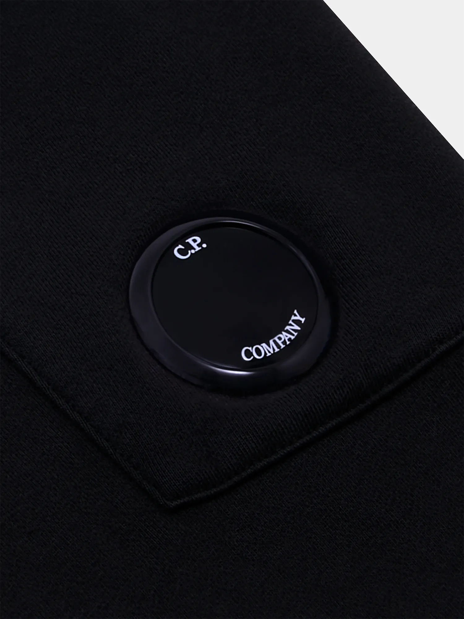 Брюки C.P. Company Cotton Diagonal Fleece Resist Dyed Black