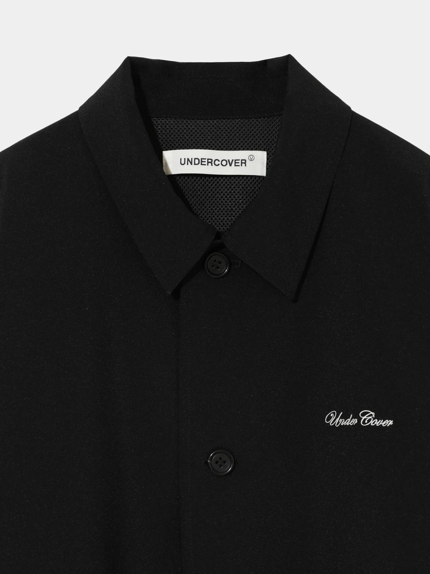 Овершот UNDERCOVER Coach Jacket Front Logo Black