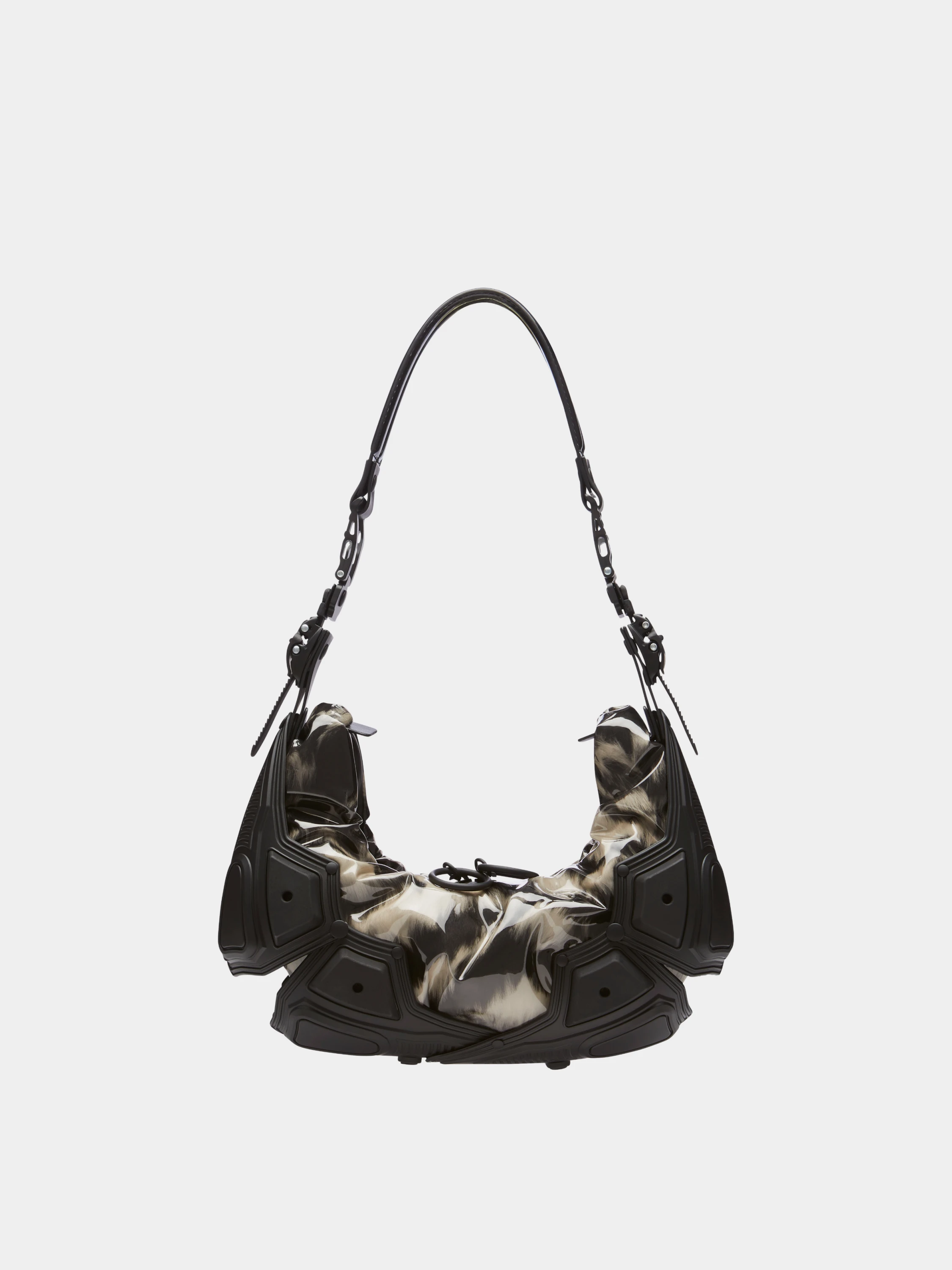 Сумка INNERRAUM Object M02 Small Half Moon Zebra Black