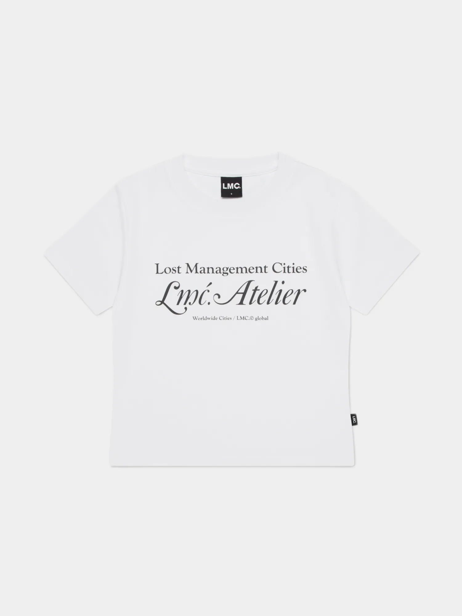 Женская футболка LMC WM Atelier Slim Cropped White