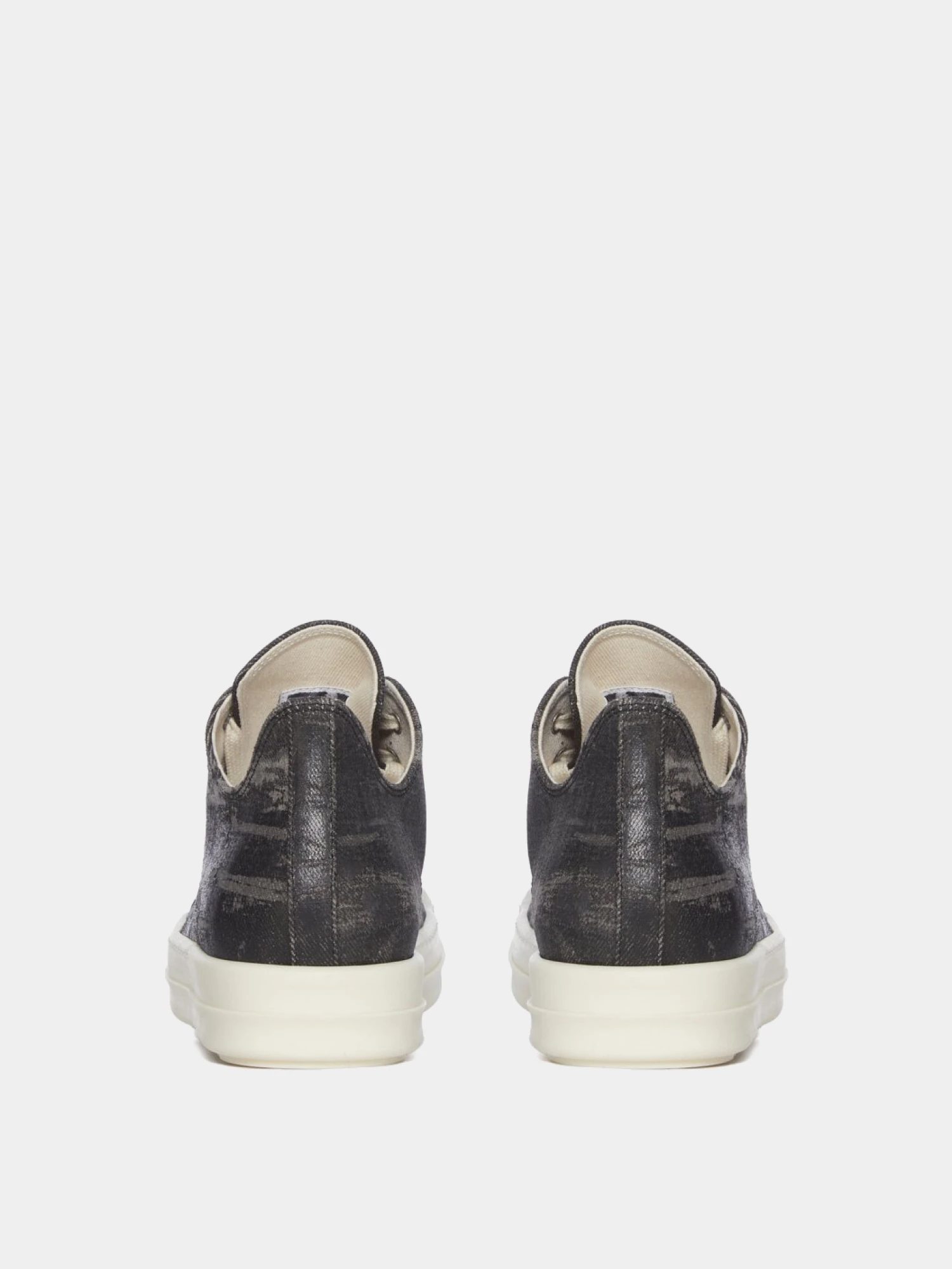 Кеды RICK OWENS DRKSHDW Concordians Low Washed Foil Black/Milk