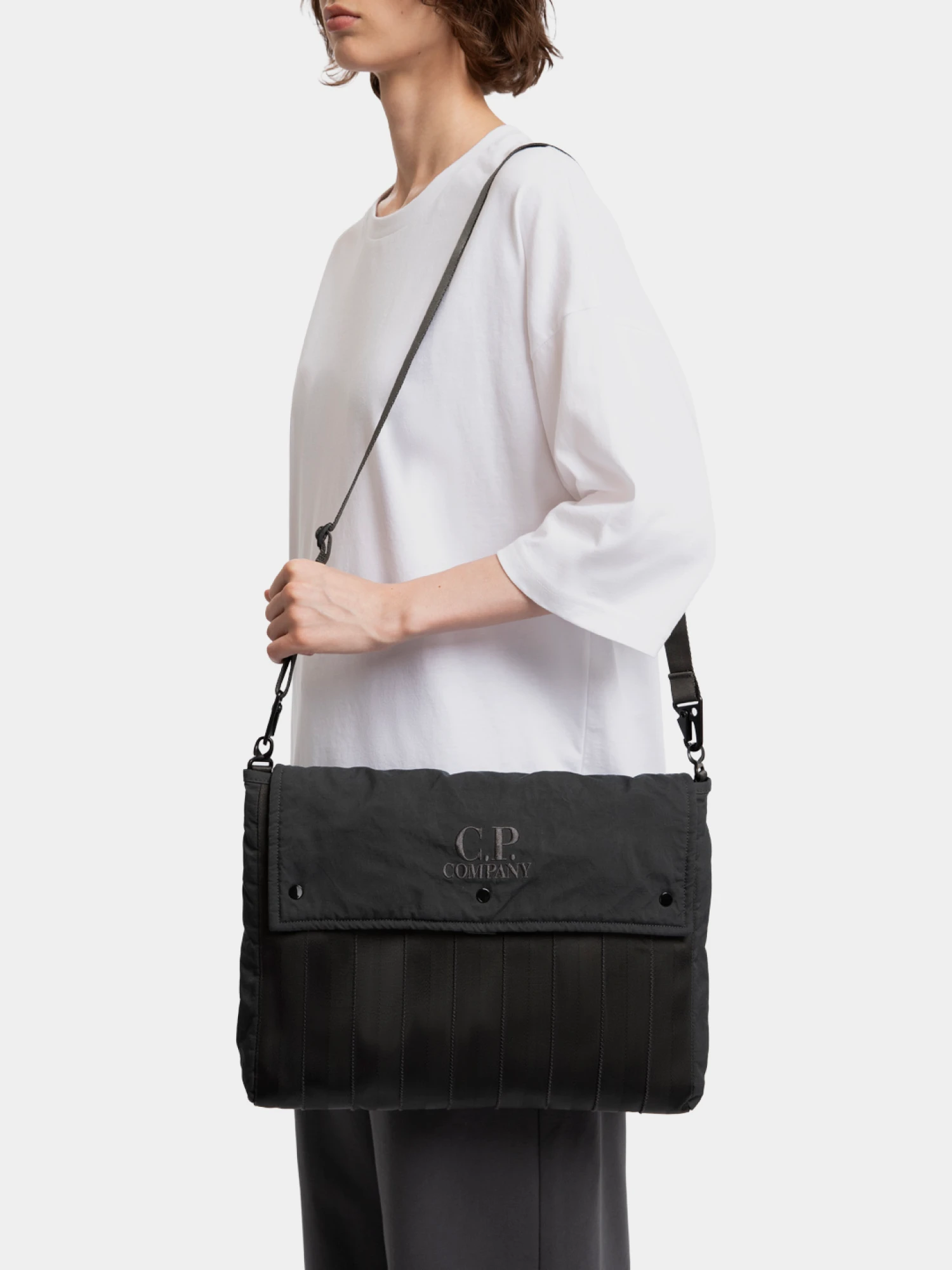 Сумка C.P. Company Herringbone Shoulder Dark Shadow