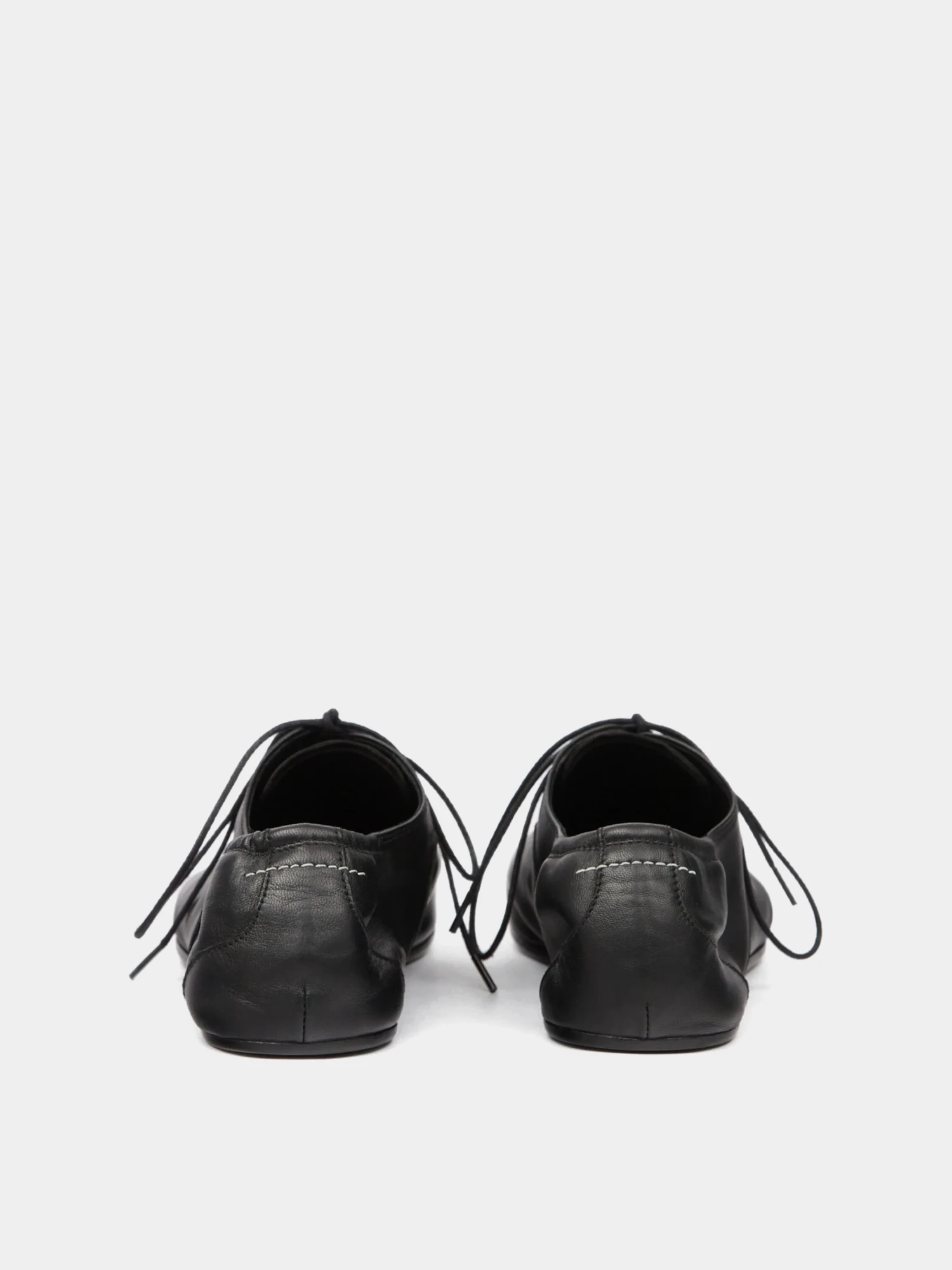 Женские дерби MM6 Maison Margiela Lace-Ups Black