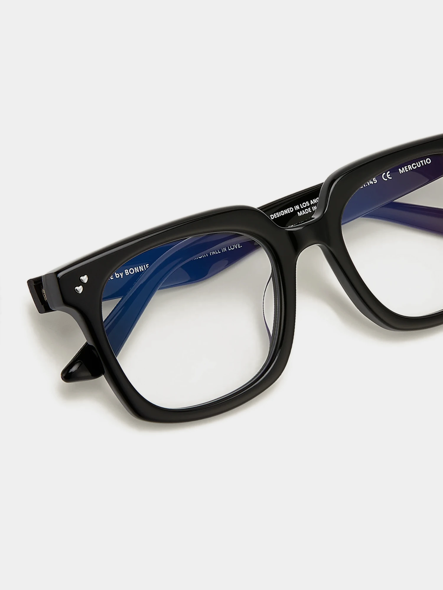 Очки Bonnie Clyde Mercutio Black & Clear Lens
