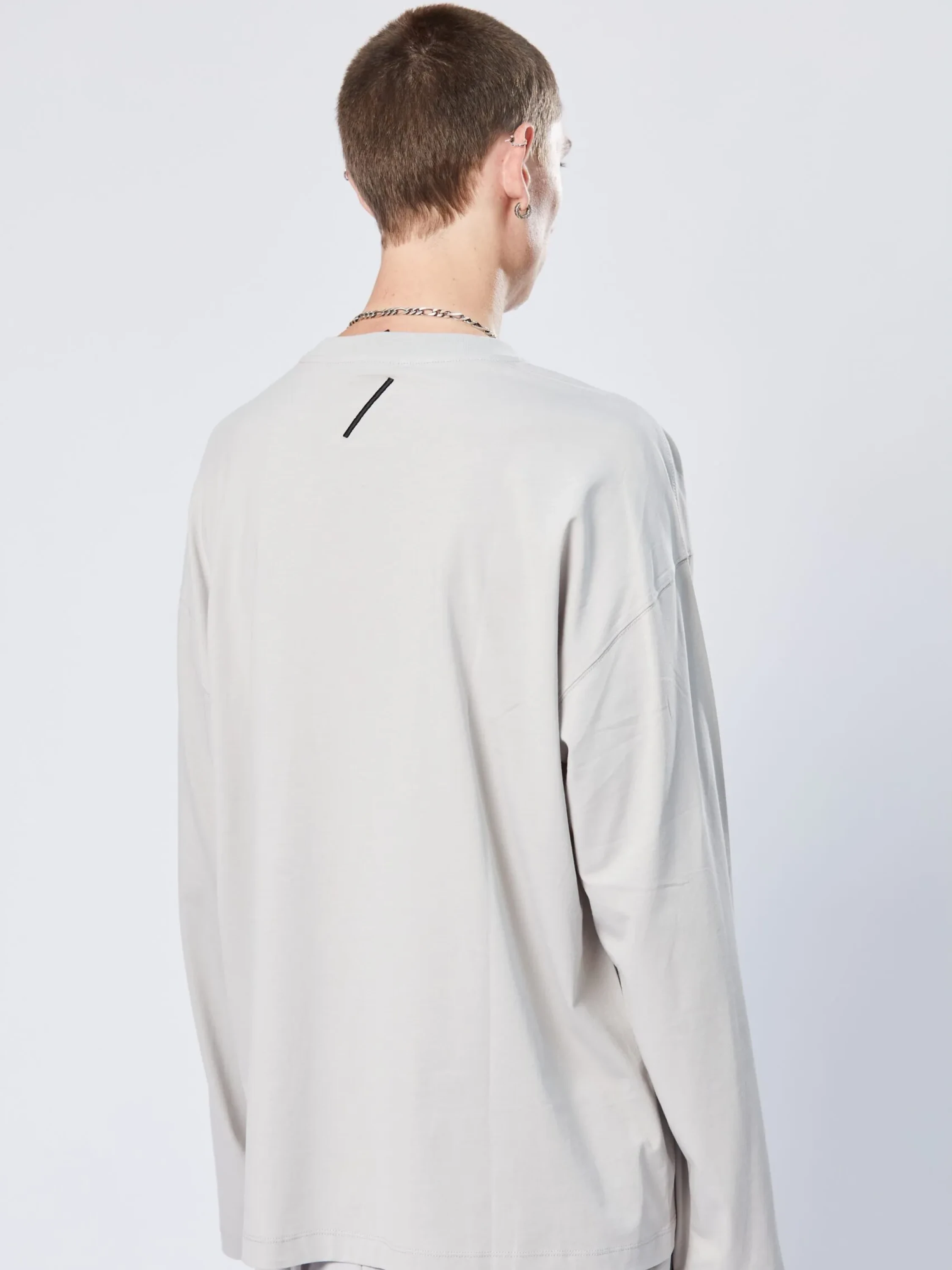Лонгслив thom/krom M TS 773 Silver