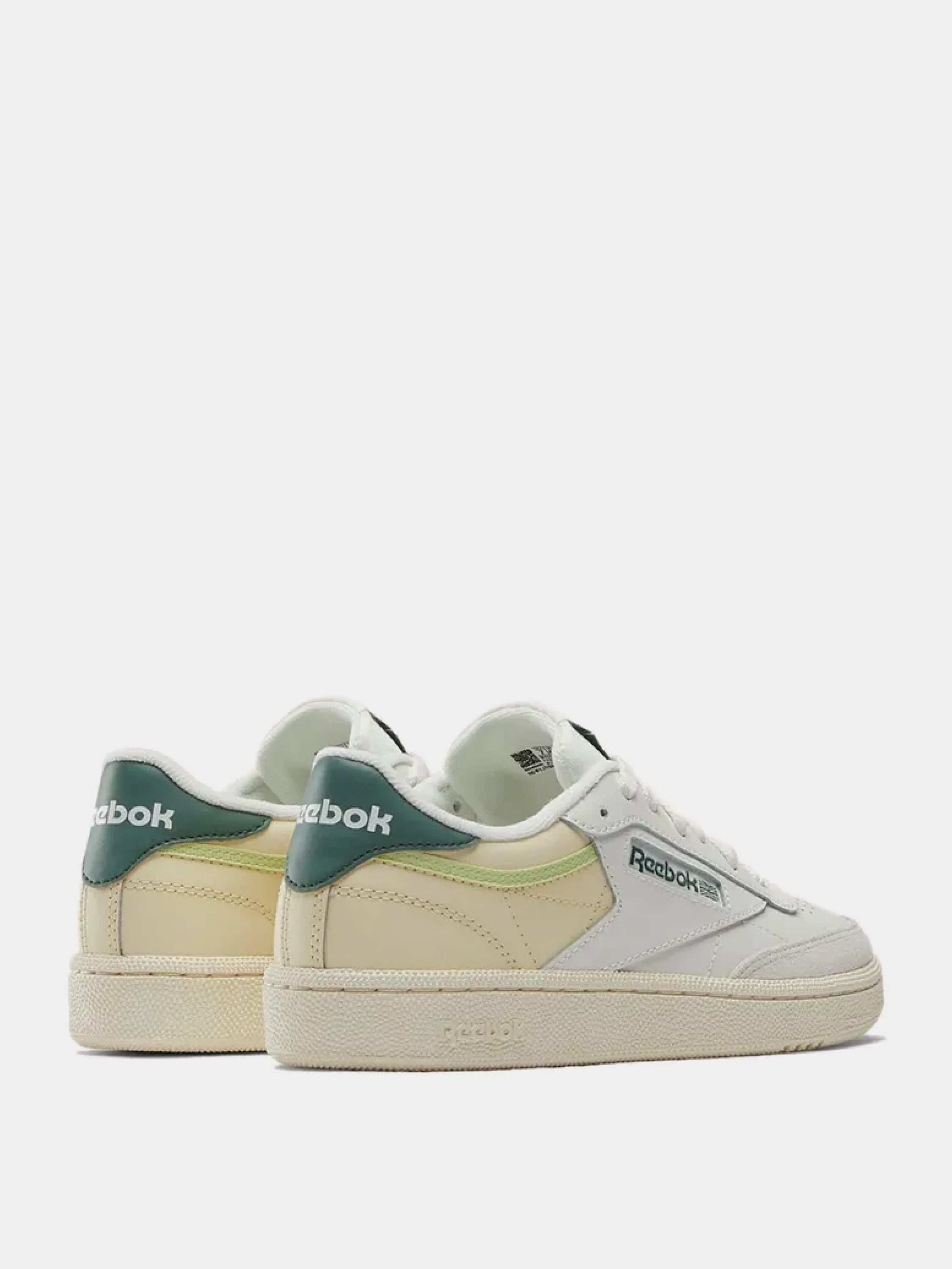 Женские кеды Reebok Club C 85 Chalk/Green