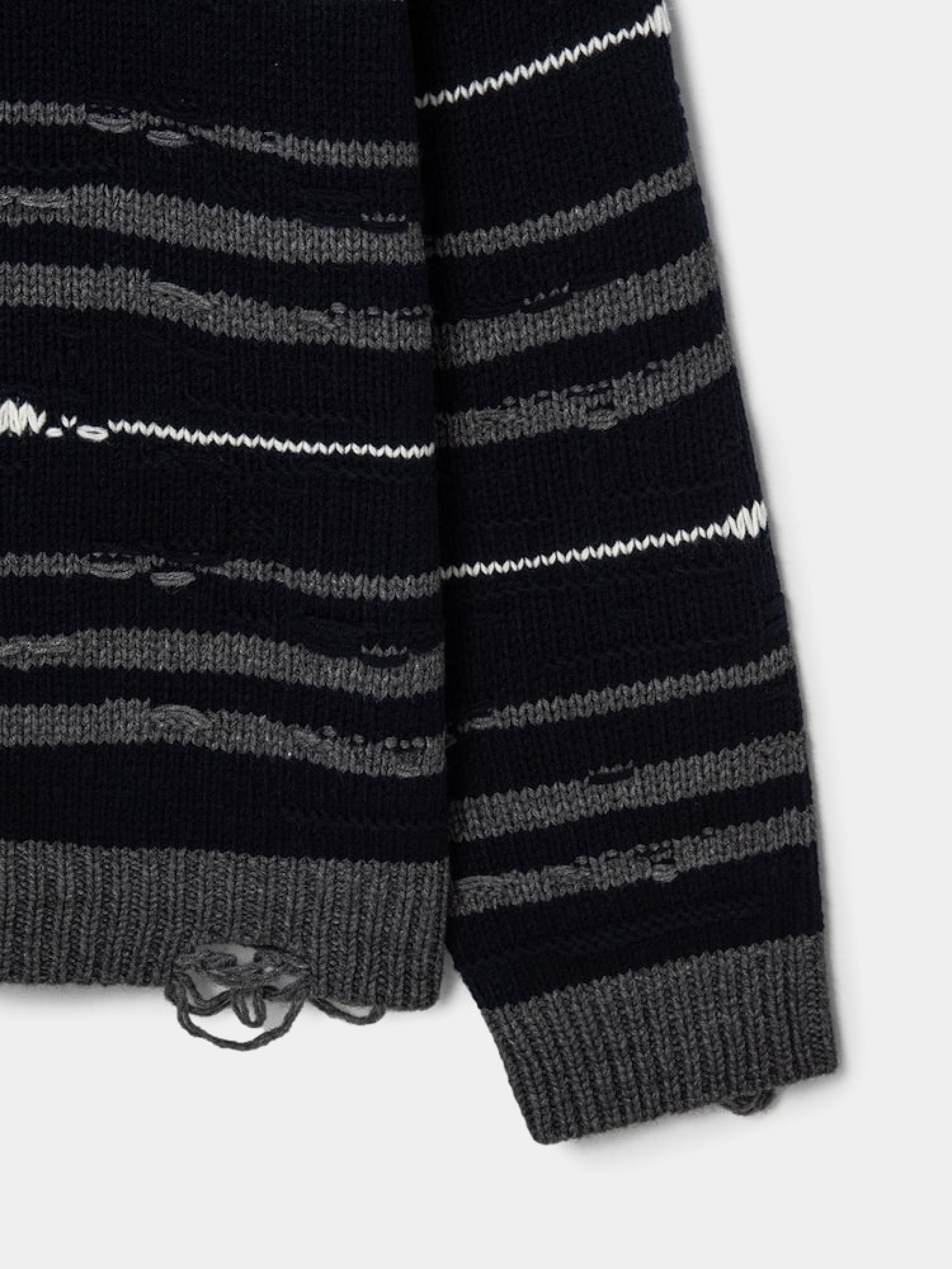 Свитер JUUN.J Hand Drawn Stripe Navy