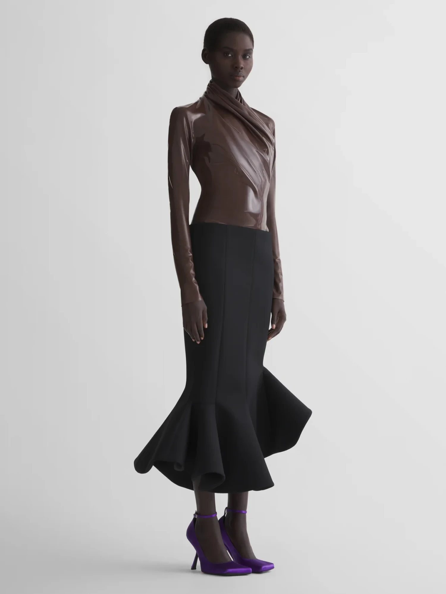 Женская юбка MUGLER Mermaid Black