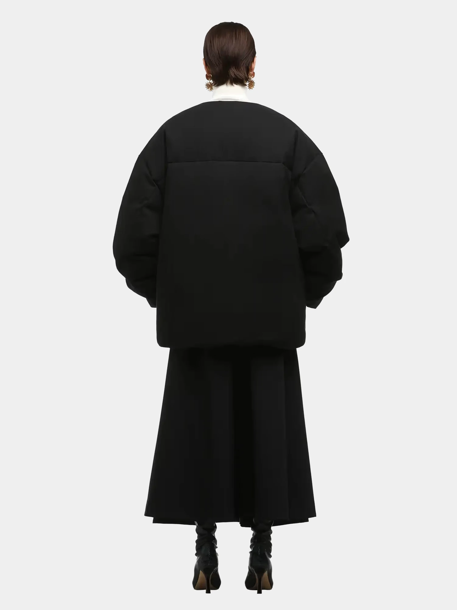 Пуховик entire studios Pod Black
