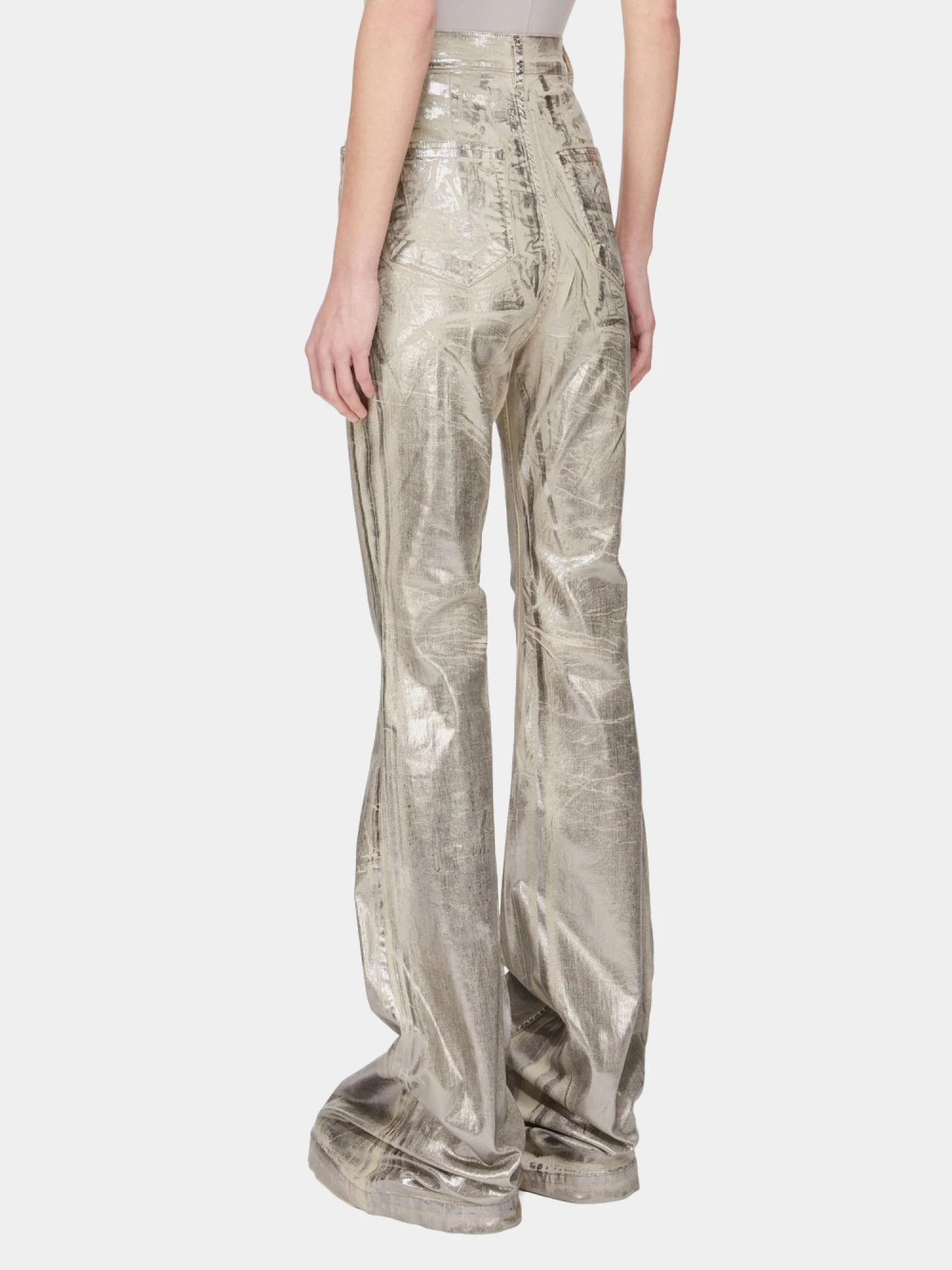 Женcкие джинсы RICK OWENS DRKSHDW Bolan Bootcut Palladium