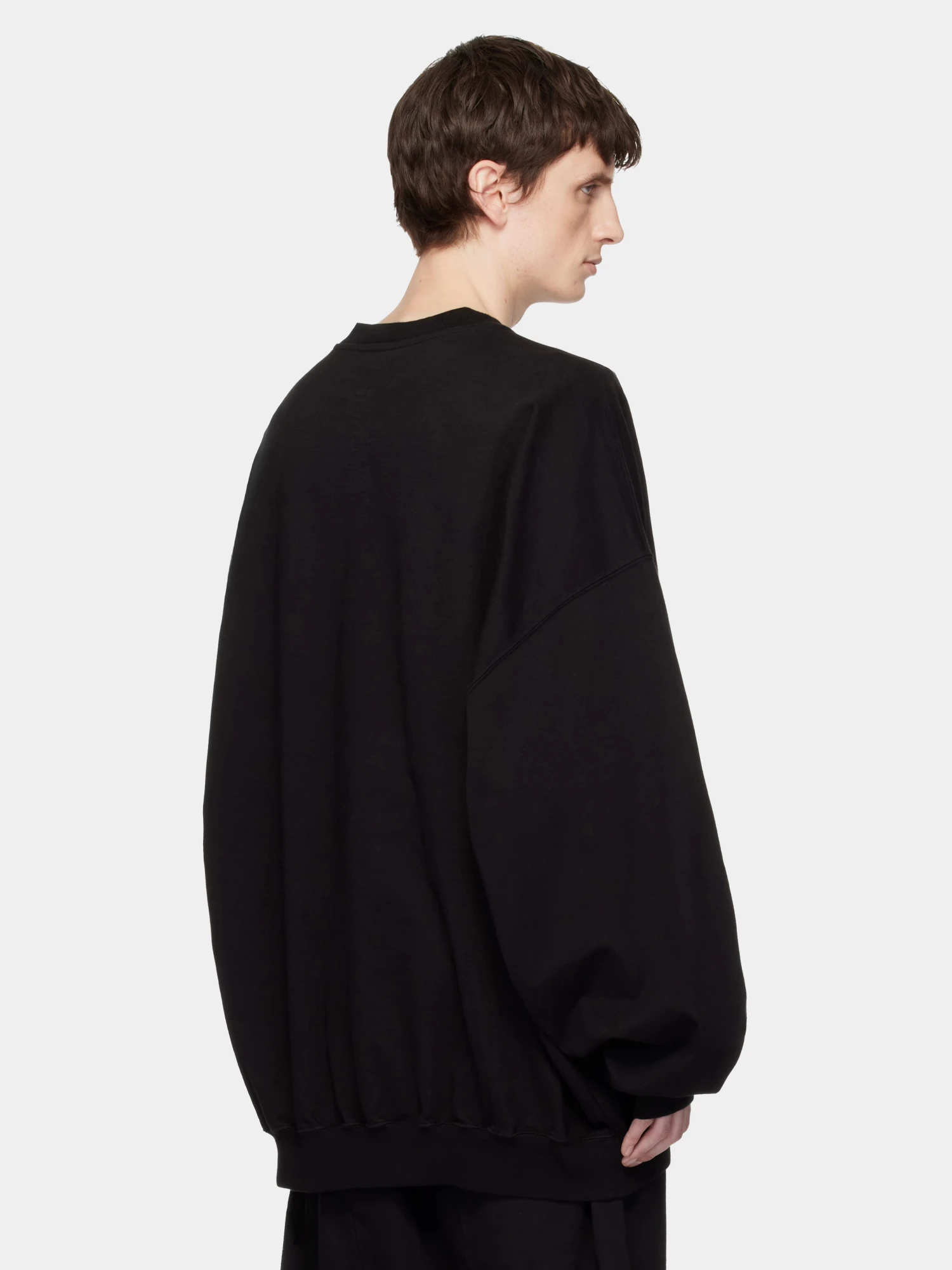 Свитшот RICK OWENS DRKSHDW Temple Of Love Hun Milk/Black