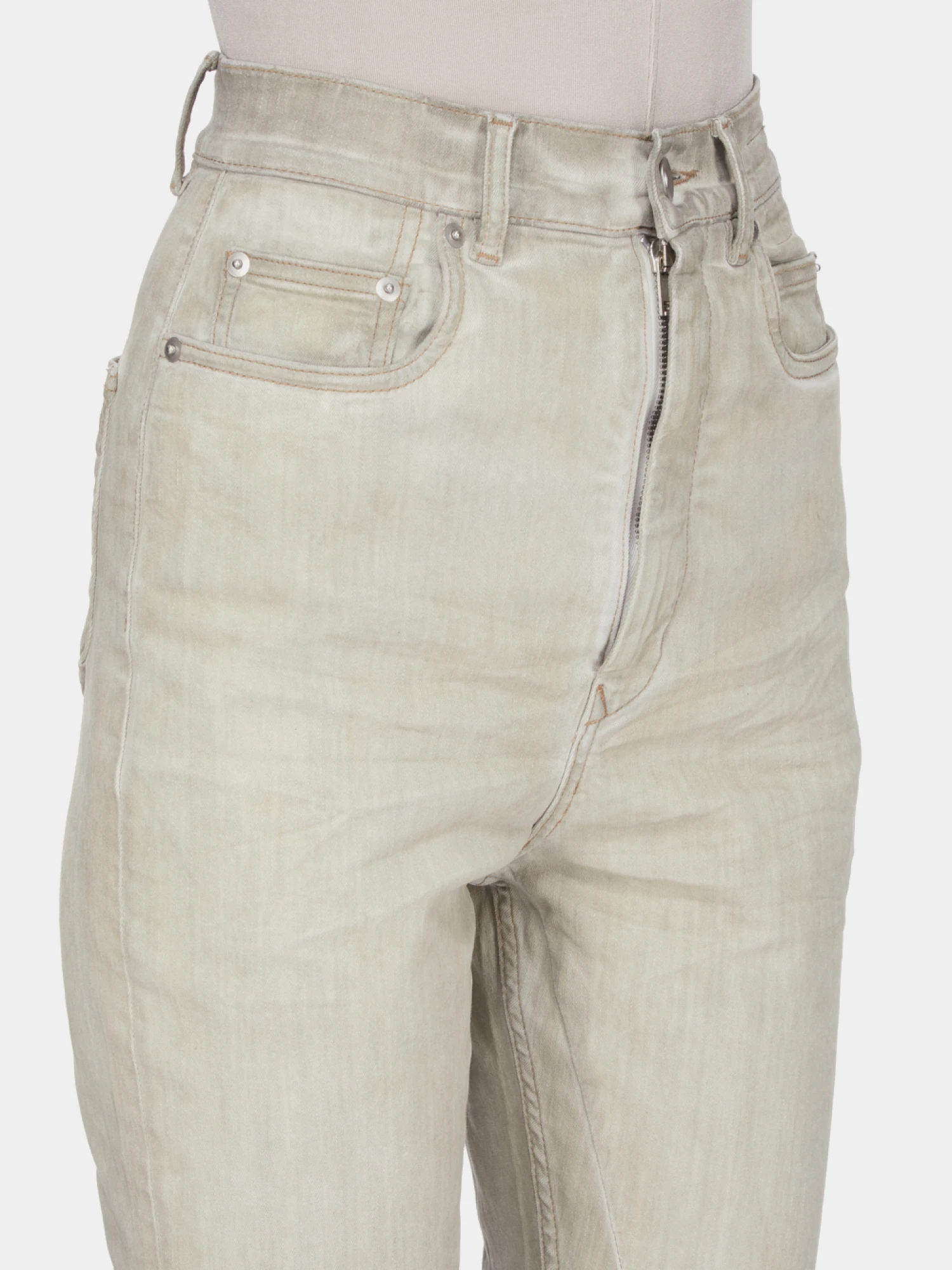 Женские джинсы RICK OWENS DRKSHDW Bolan Bootcut Sand