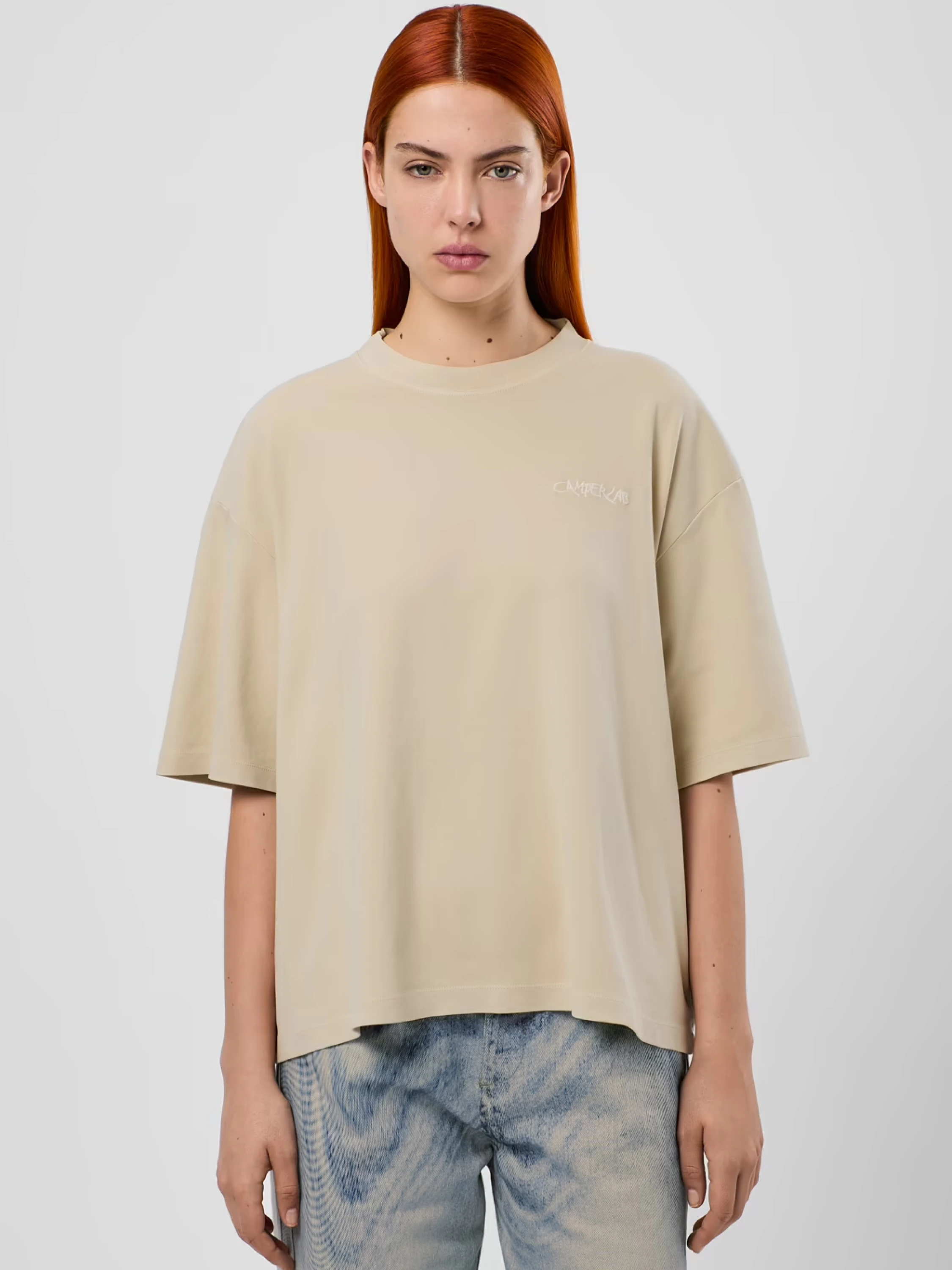 Футболка CAMPERLAB Cotton T-shirt Beige