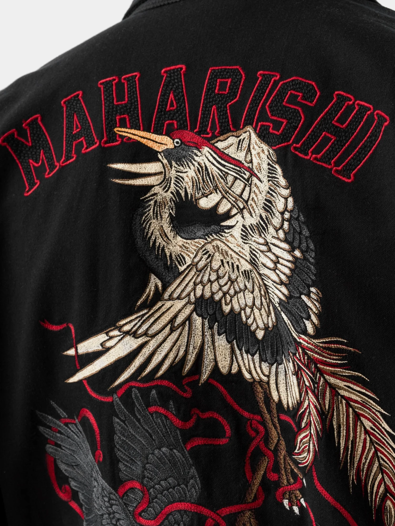 Бомбер MAHARISHI 6101 Crow & Heron M42 Flight Black