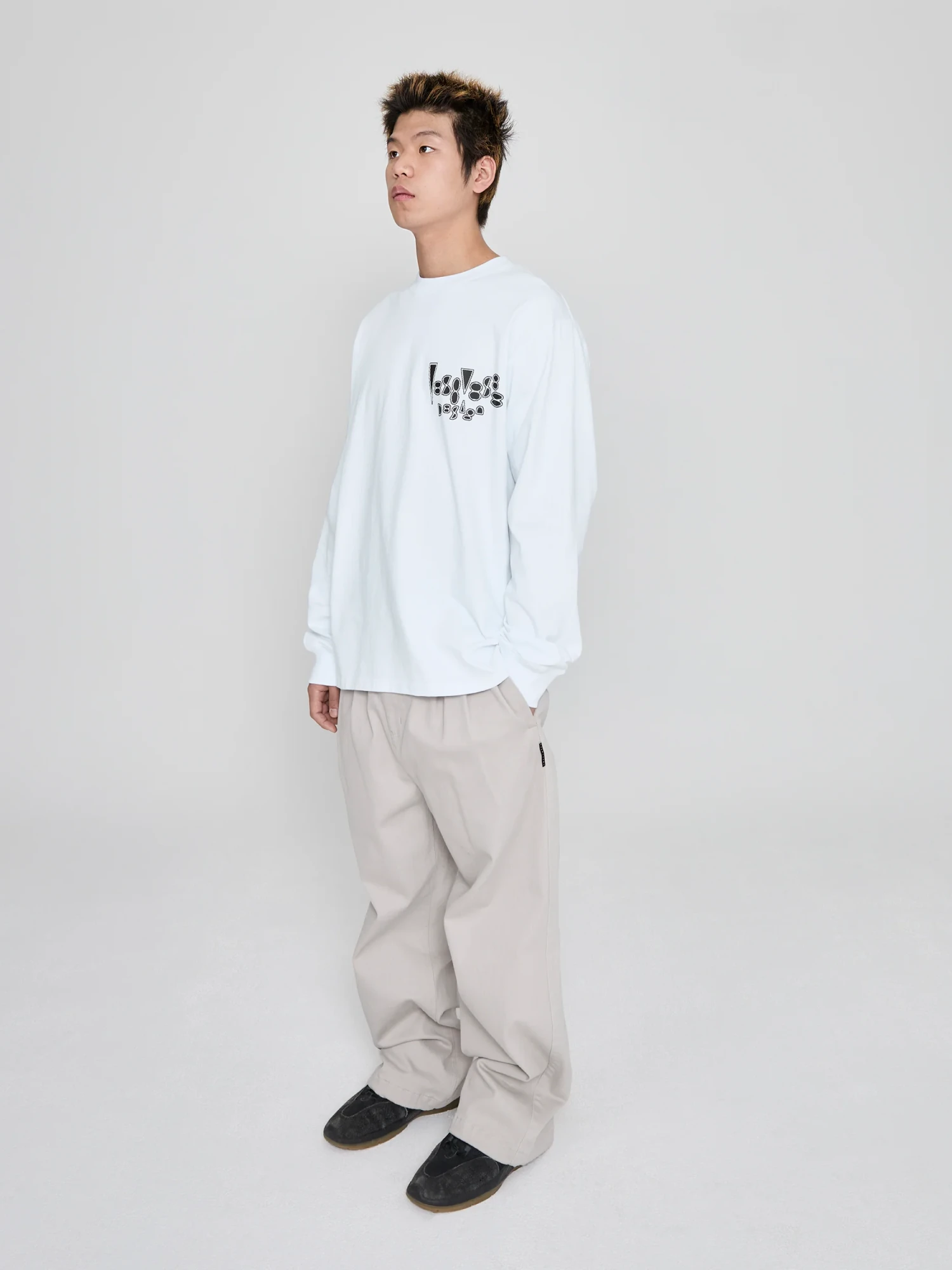 Лонгслив YESEYESEE A Logo L/S White