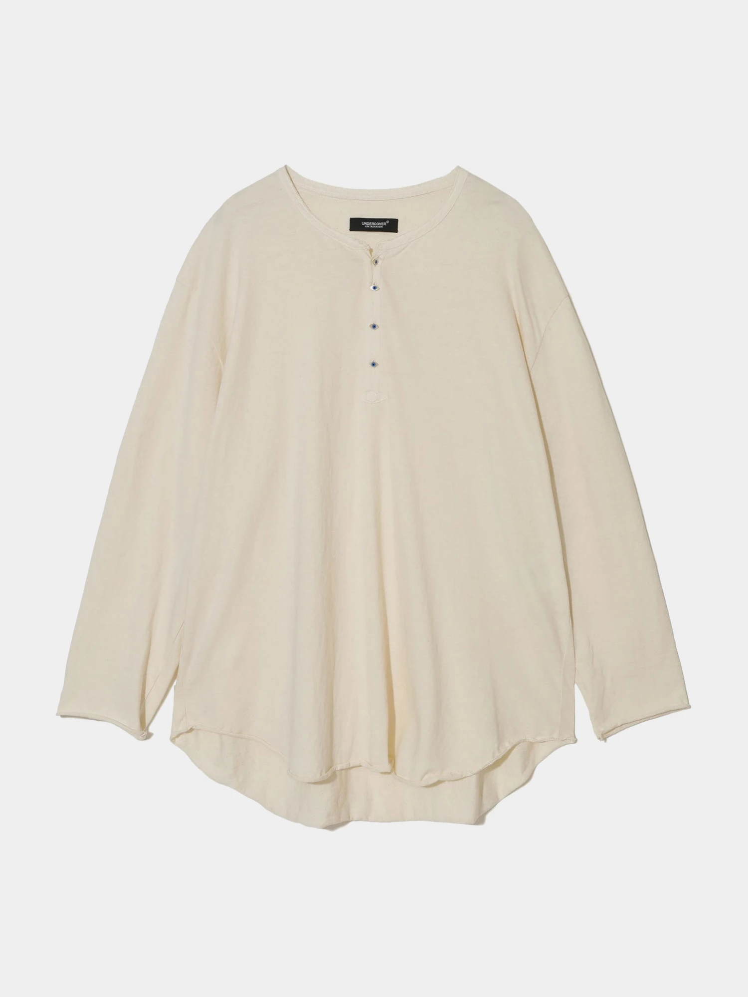 Лонгслив UNDERCOVER Eye Henley Cream