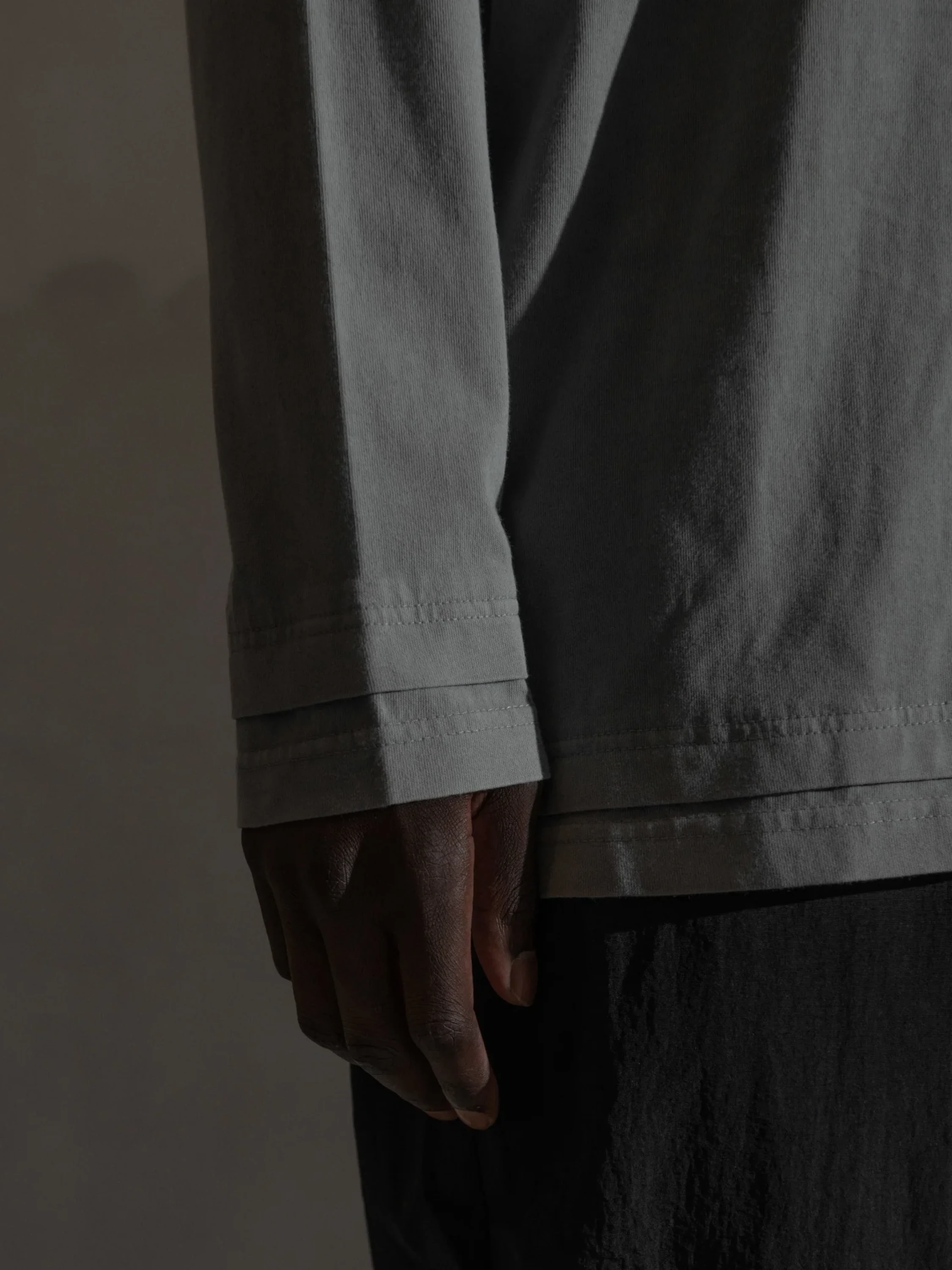 Лонгслив Han Kjøbenhavn Layered L/S Steel Grey