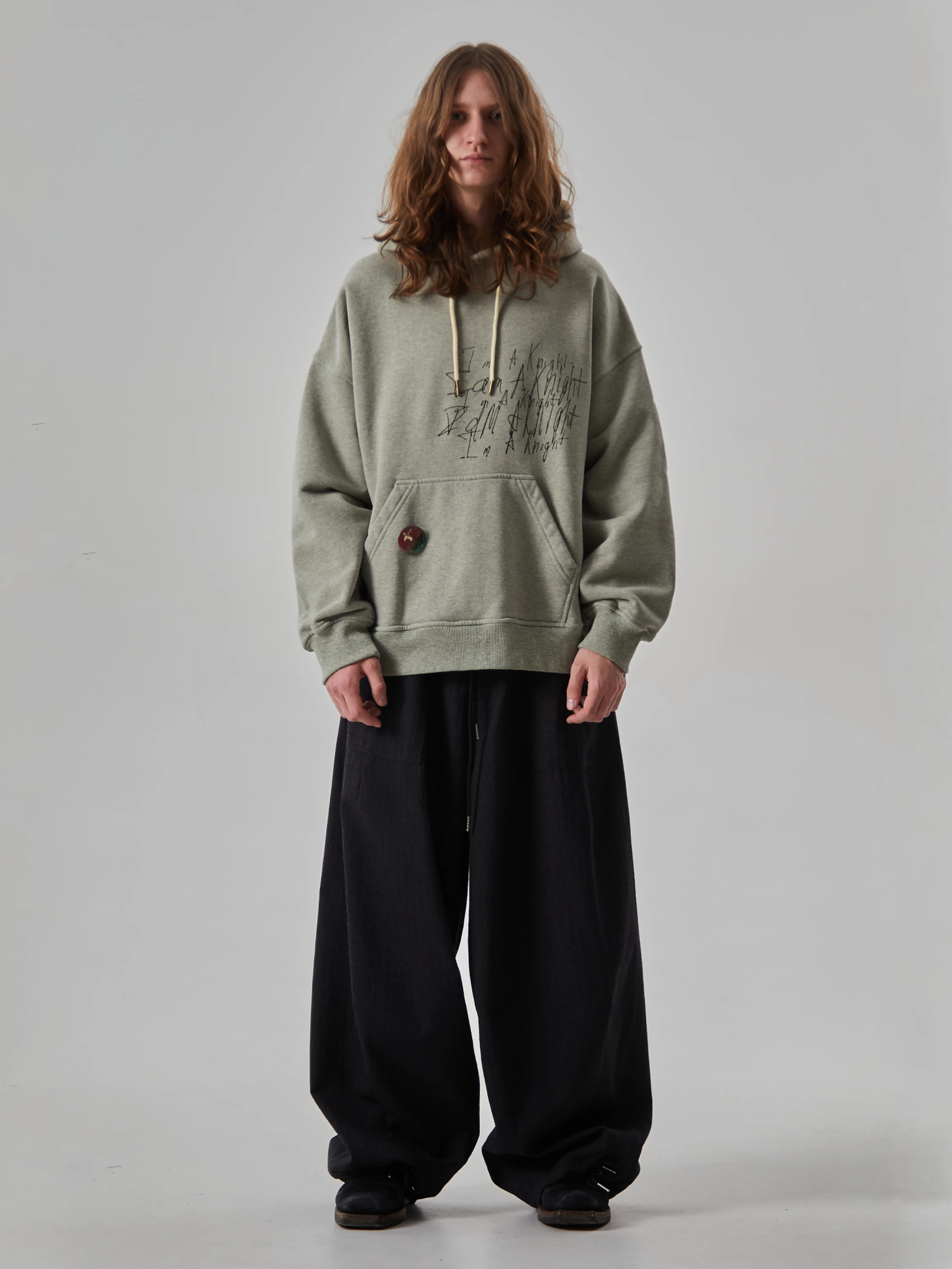 Худи Siniy Vsadnik Knight Hoodie Grey