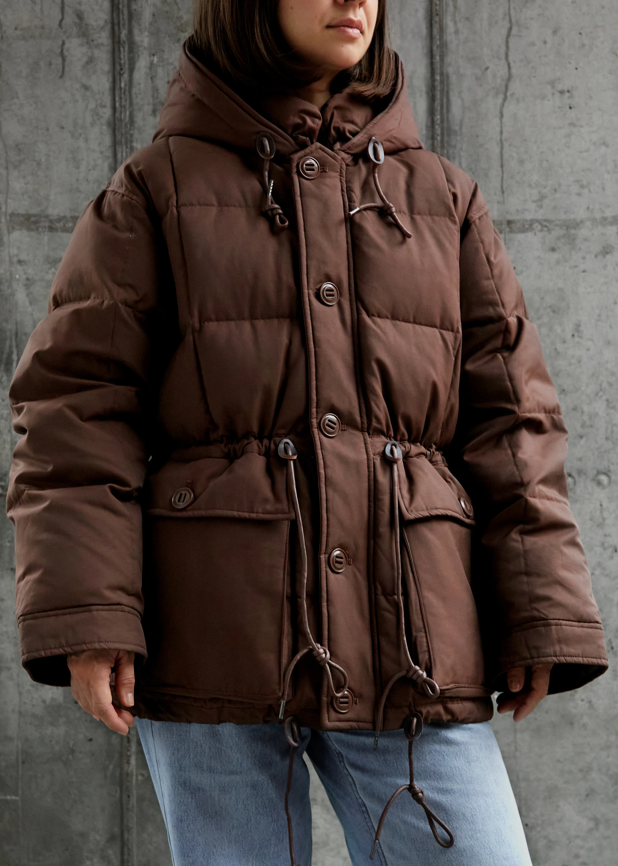 Пуховик FrizmWORKS Karakoram Down Brown