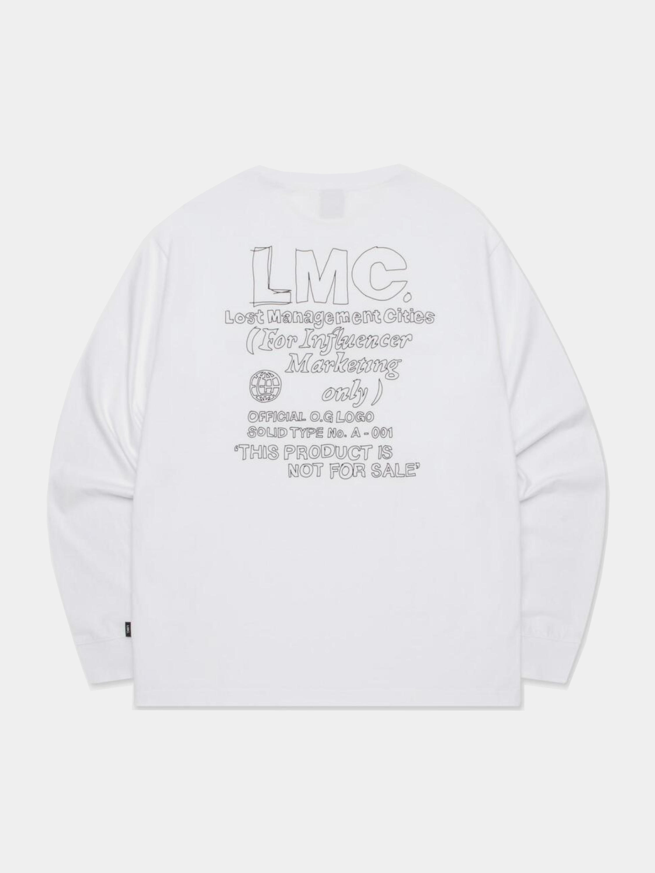 Лонгслив LMC FN Doodle Longsleeve Tee White