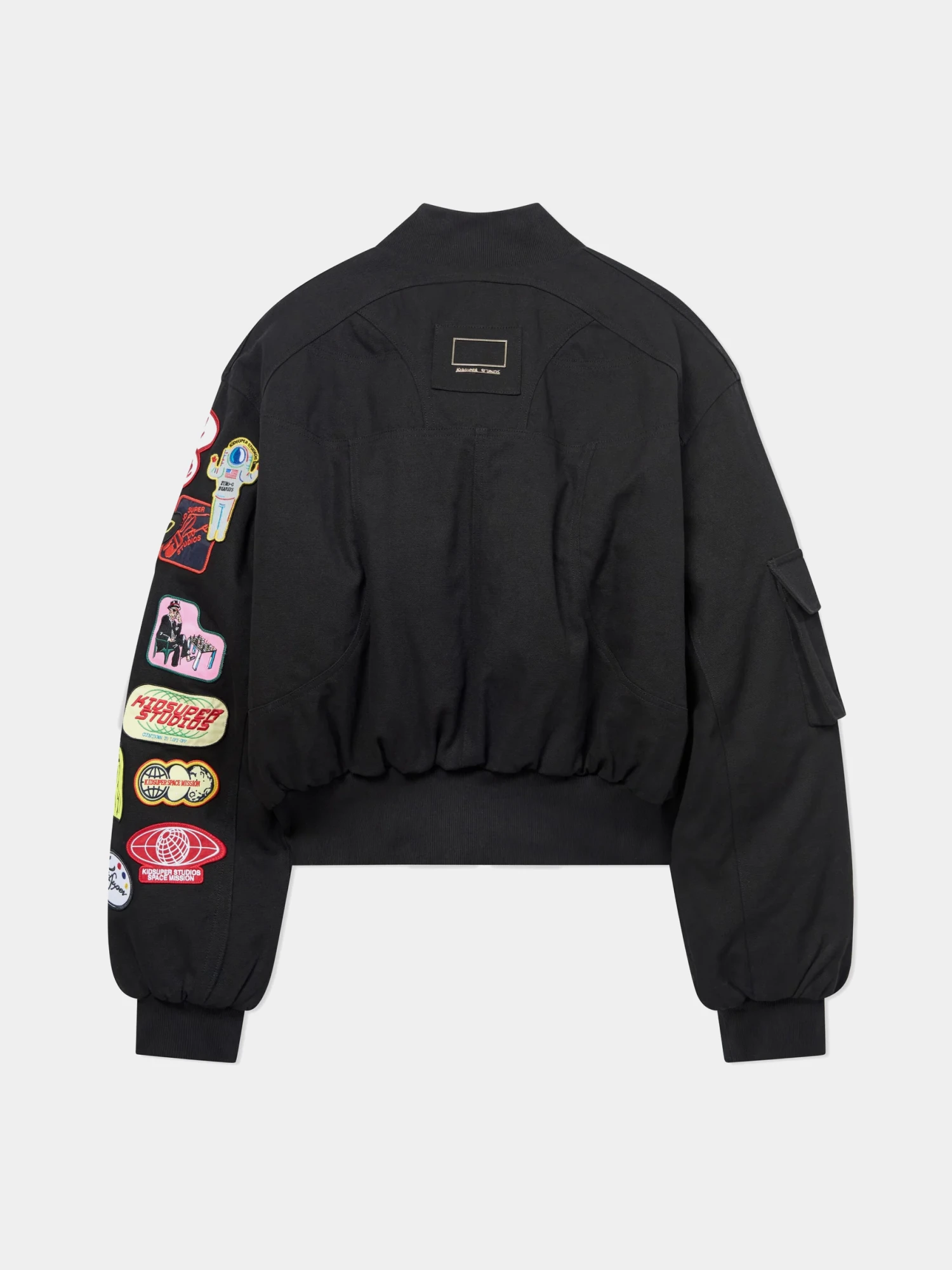 Бомбер KidSuper Patches Bomber Jacket Black