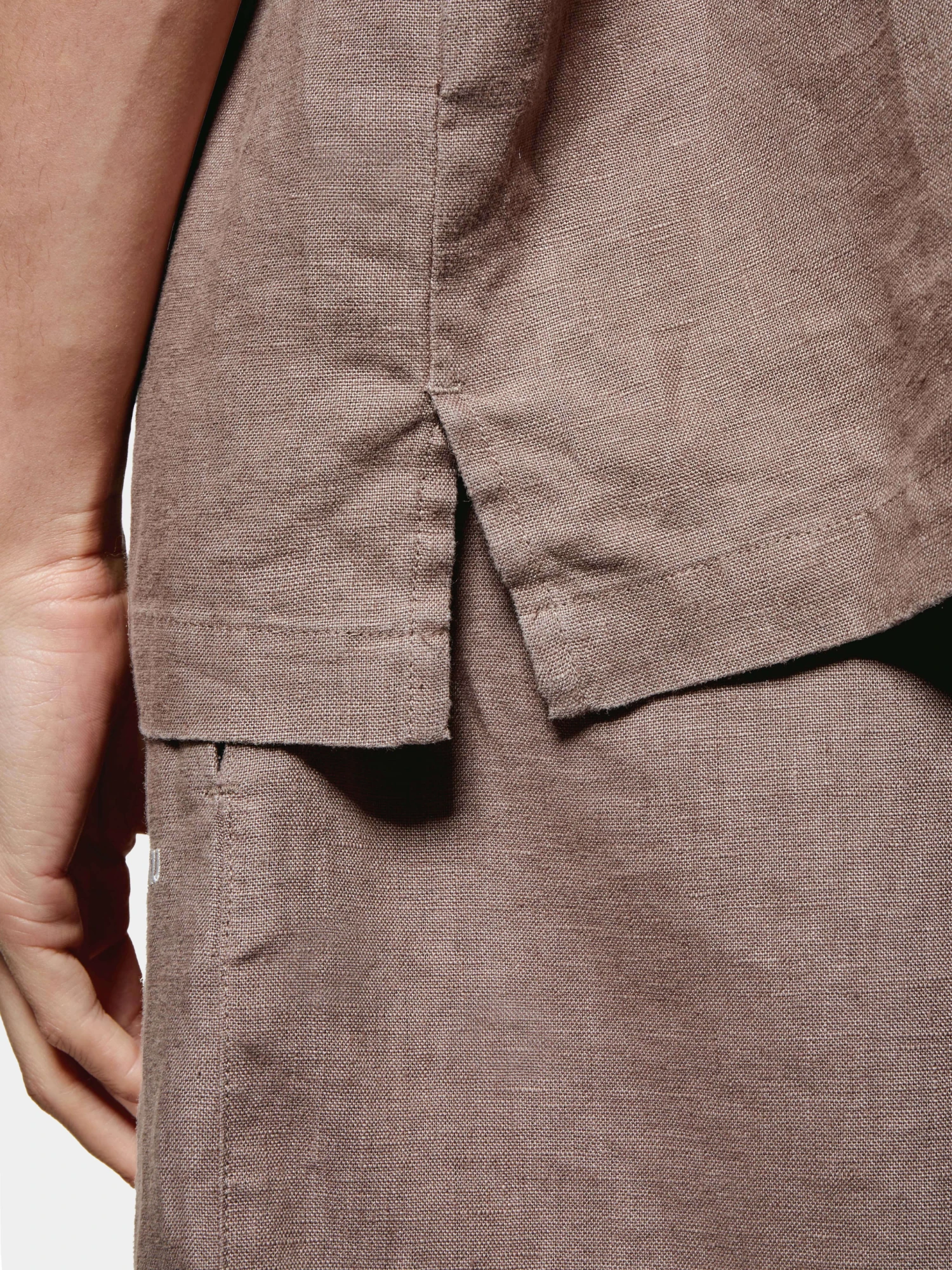Рубашка MKI MIYUKI ZOKU Linen Vacation Mushroom