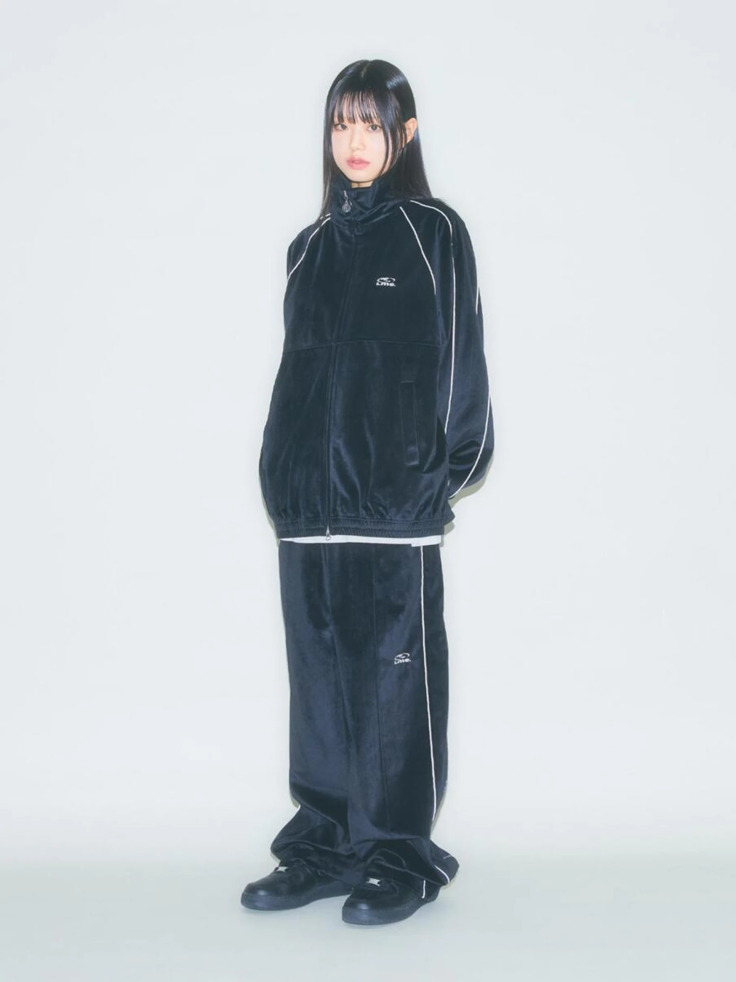 Олимпийка LMC Velour Piping Jacket Navy