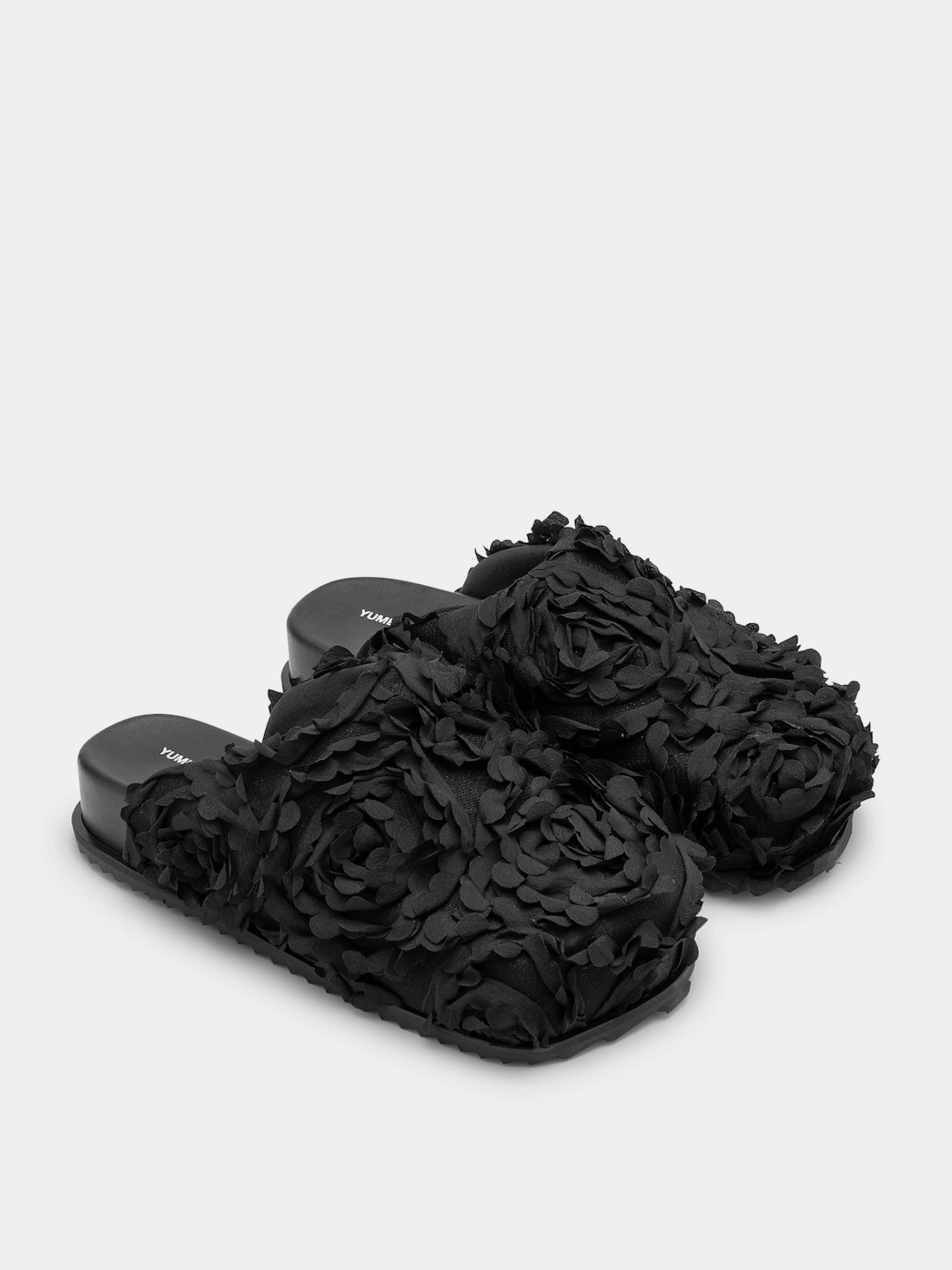Женские сабо YUME YUME Truck Slide Flower Petals Black