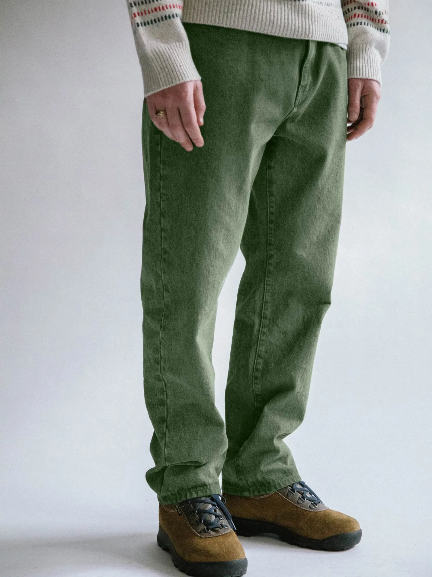 Джинсы Adsum Relaxed Fit OD Denim Green