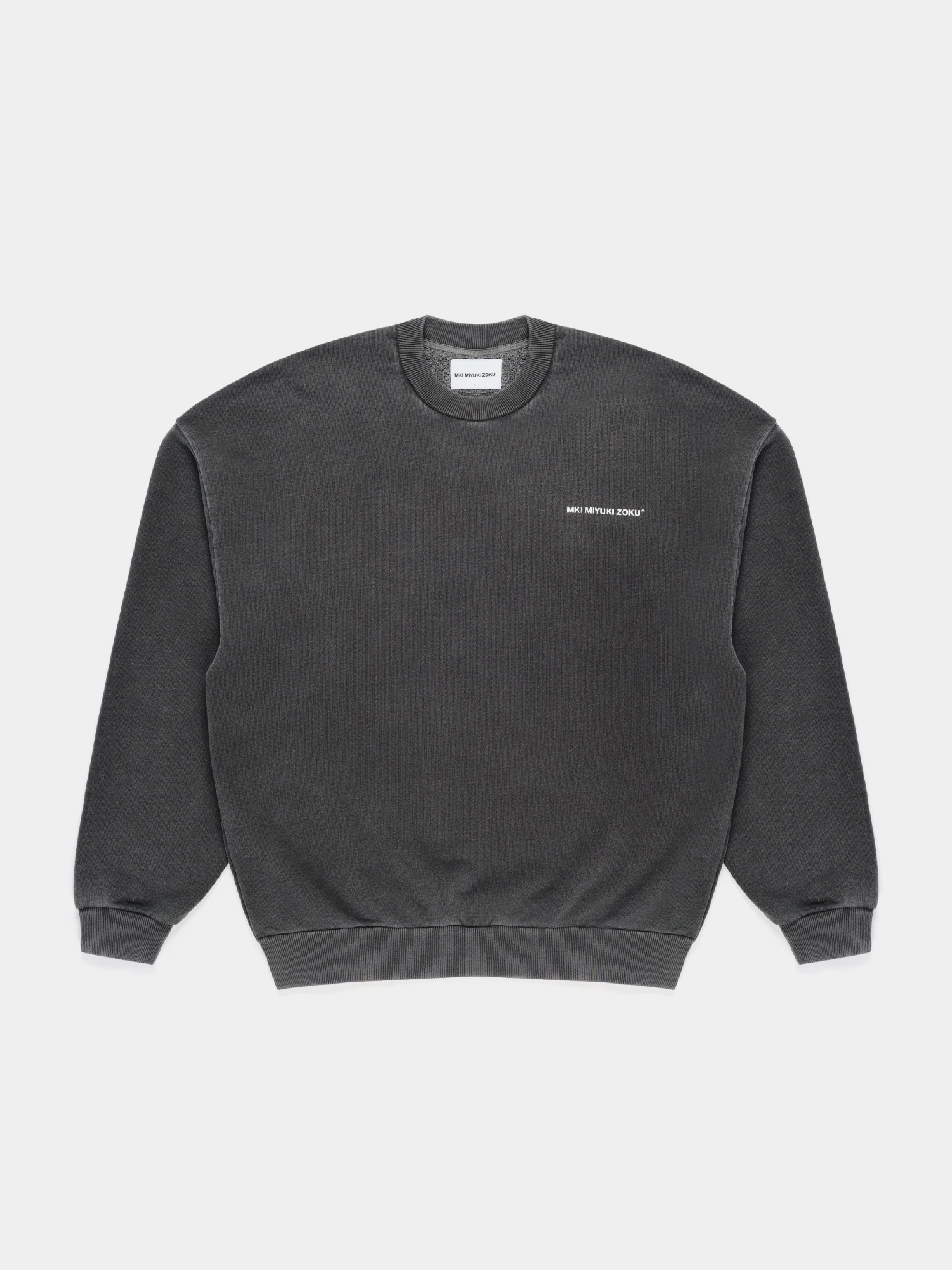 Свитшот MKI MIYUKI ZOKU Uniform Crewneck Pigment Black