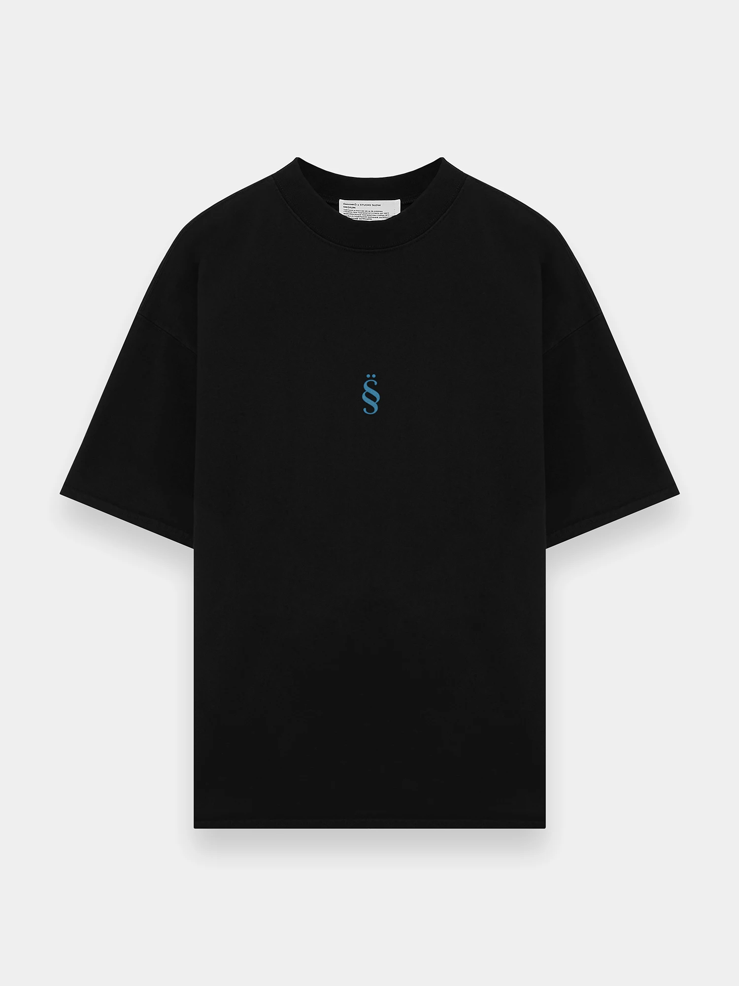 Футболка Studio Slow x ÖMANKÖ Logo T-Shirt Black