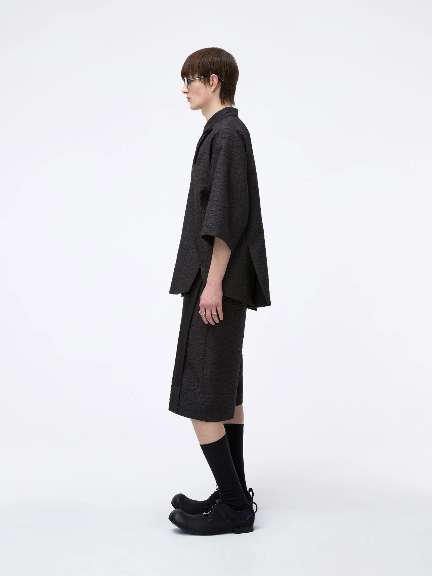 Рубашка ADERERROR Half Sleeve Product. 56 Black