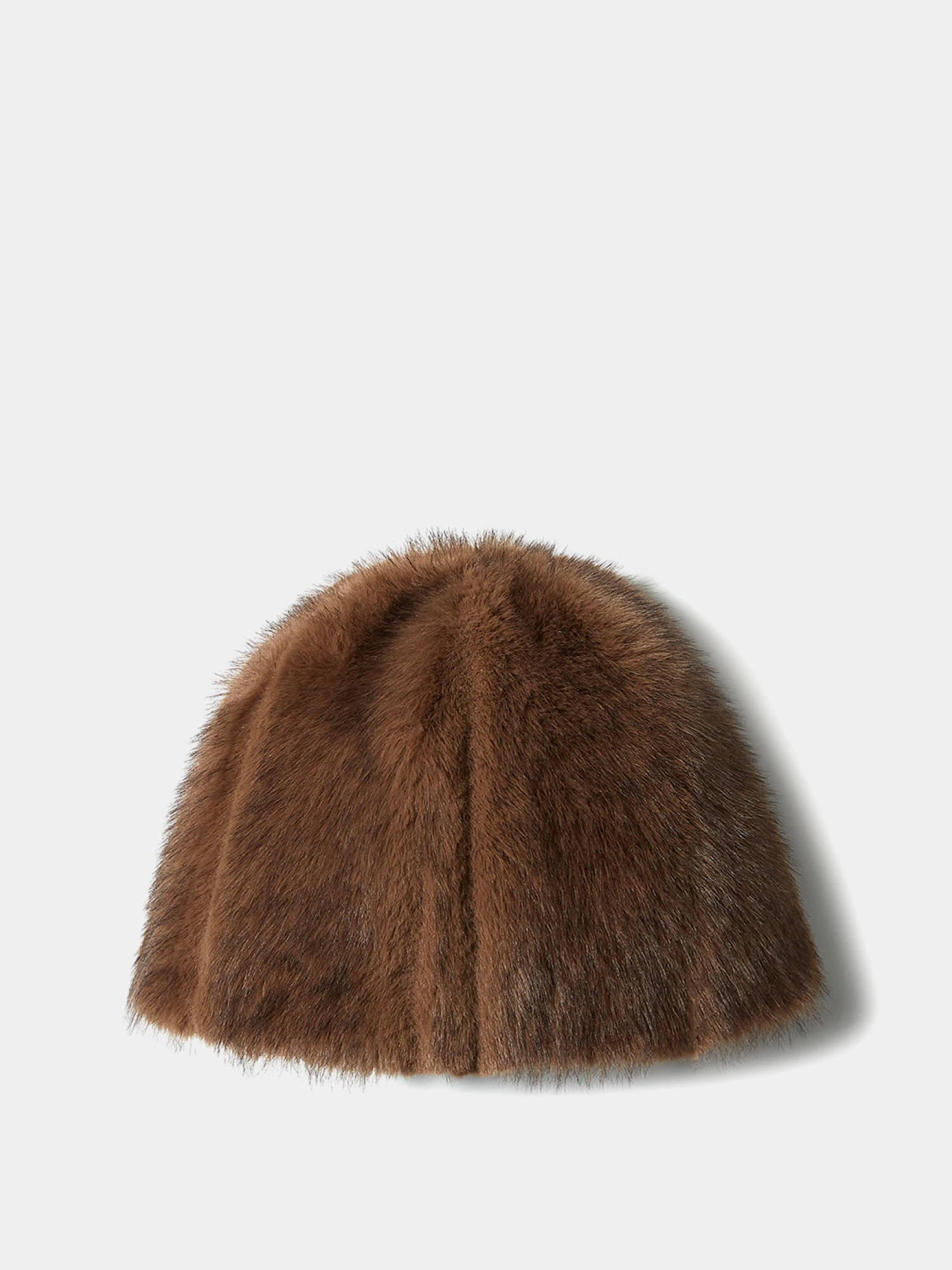 Шапка LE17SEPTEMBRE Mahogany Faux Fur Brown